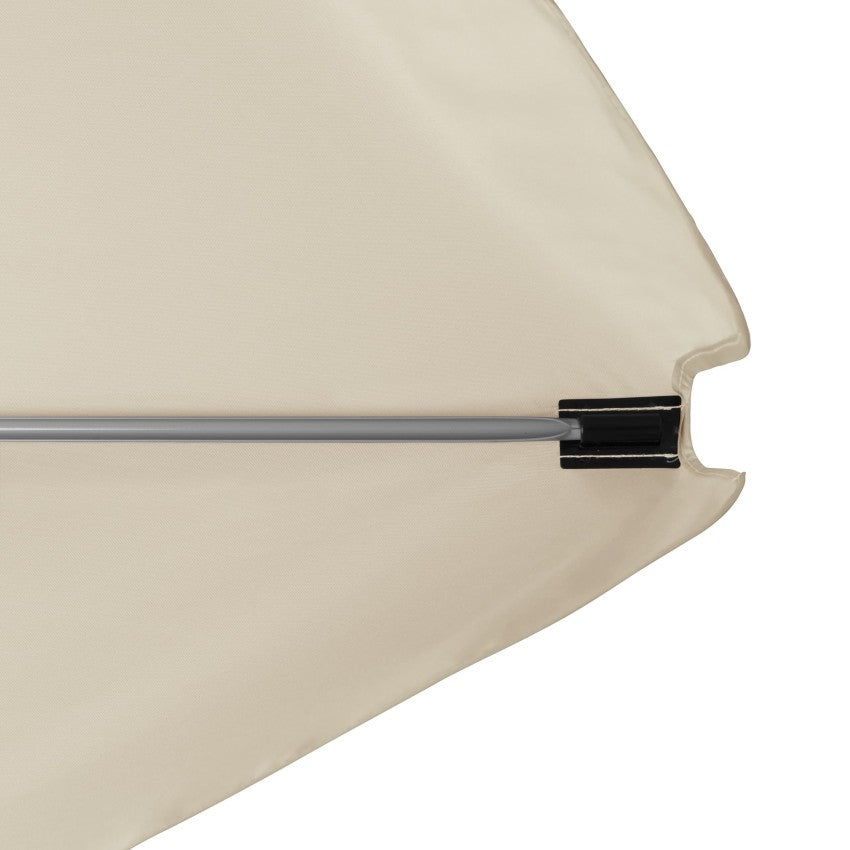 Garden Umbrella Doppler 180x120 cm Balcony Broken Coffee Color beige