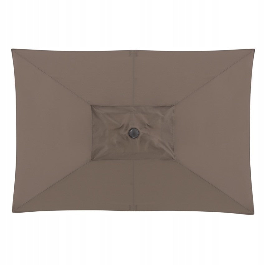 Garden Umbrella Doppler Alu Wood Balcony 210x140 cm Color beige