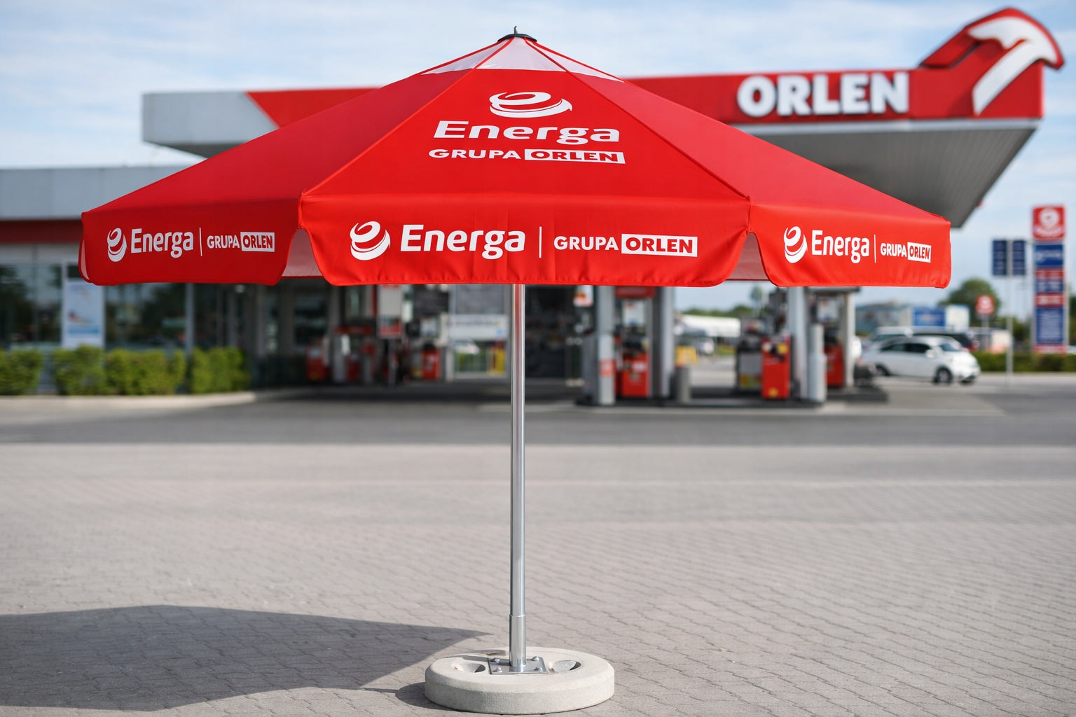 Garden Umbrella Printed Advertising Gastronomic with LOGO Manufacturer code 3465611995553