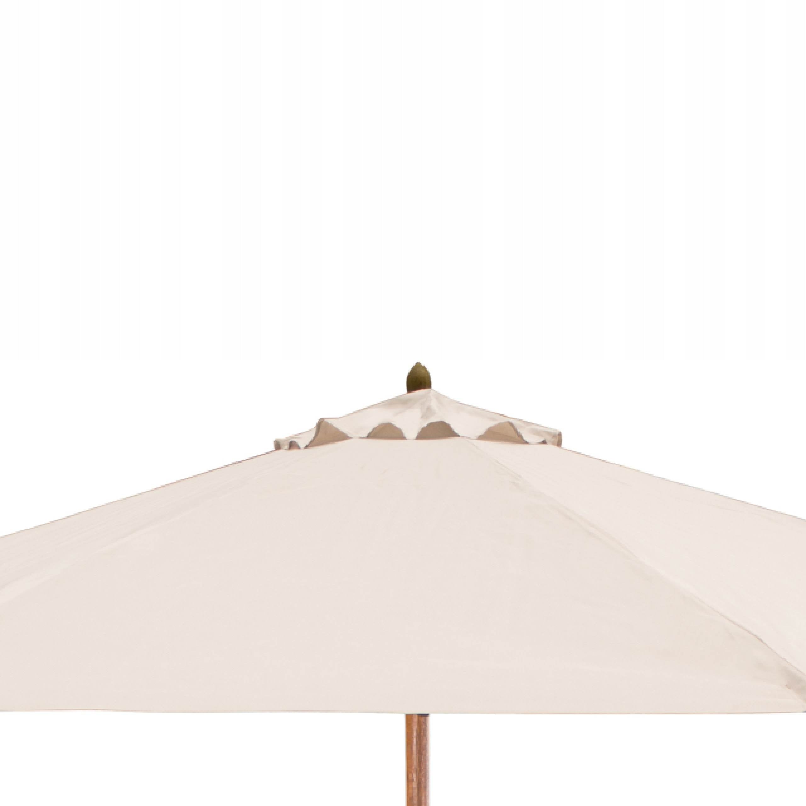 Garden Umbrella Round 3m Fieldmann FDZN 4015 Folding Cream Packaging status original