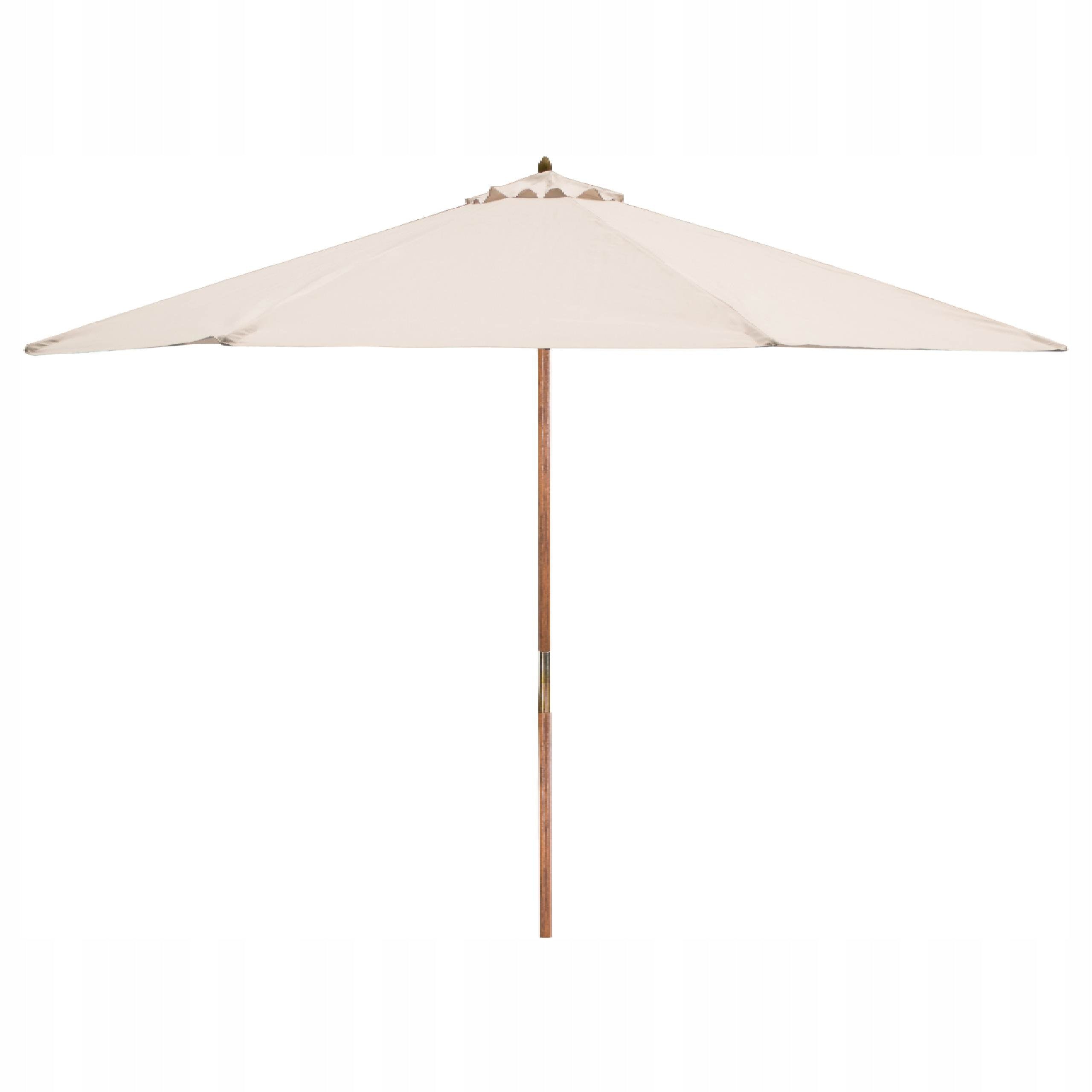 Garden Umbrella Round 3m Fieldmann FDZN 4015 Folding Cream