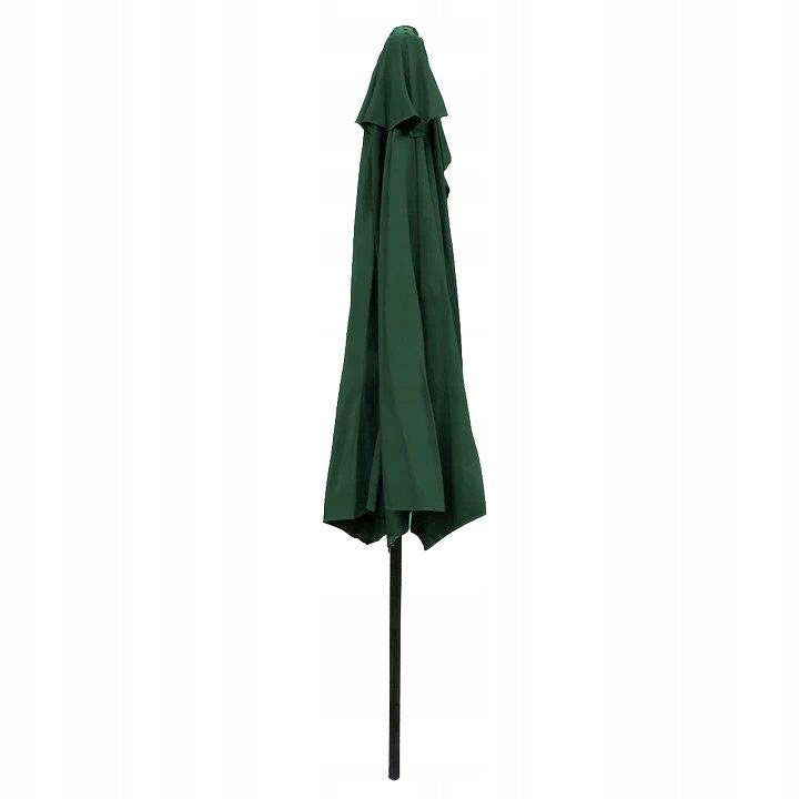 Garden Umbrella for Terrace Wall Balcony Folding 2,7m Half-Umbrella Green Product weight with unit packaging 4.8 kg