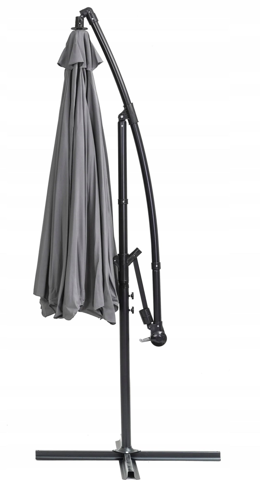 Garden Umbrella with Base Adjustable Load Empoli Grey Kind with boom