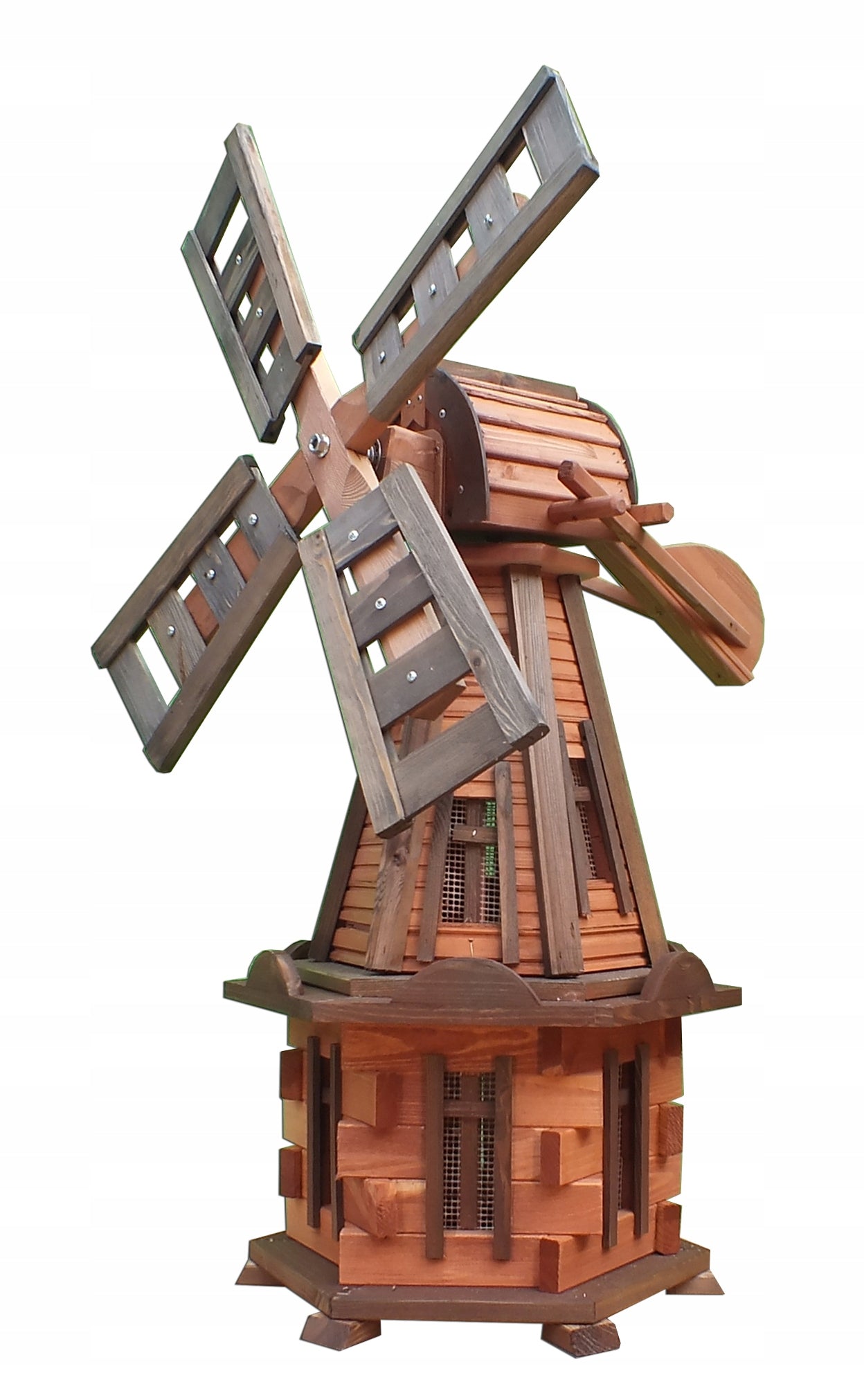 Garden Windmill Wooden Windmills 100cm for garden made of wood polish product