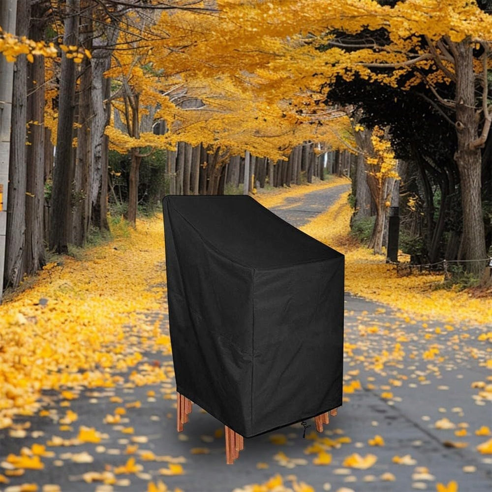 Garden chair cover, protective cover, tarpaulin, cover Color black
