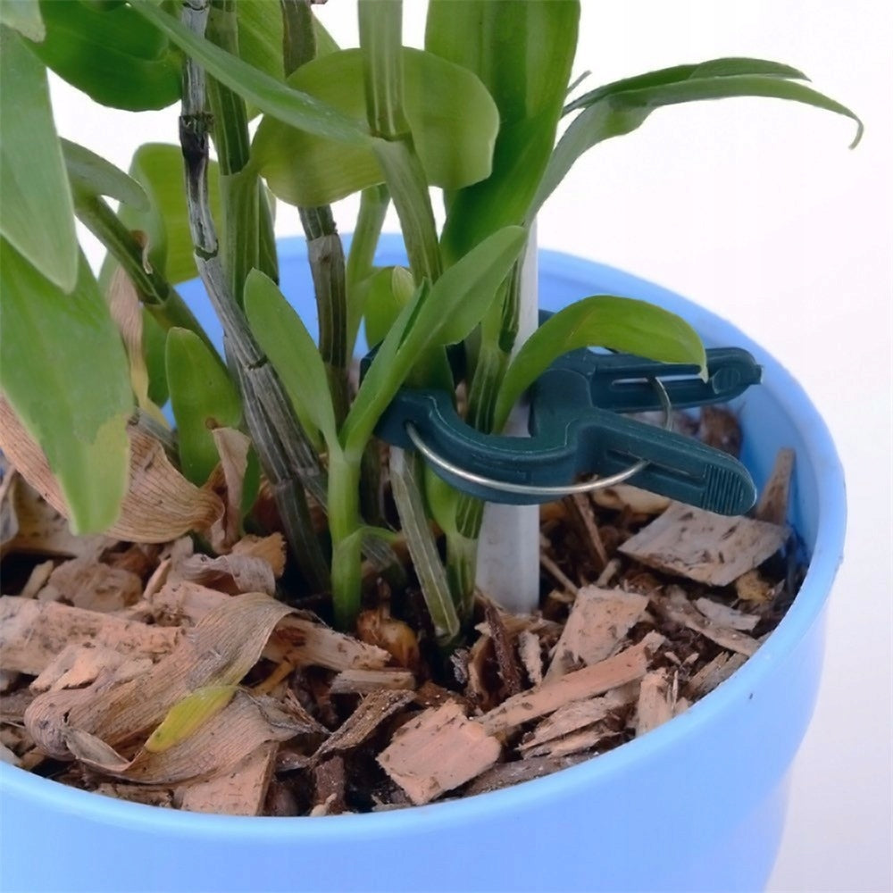 Garden clips for plants Green clips MIX sizes 20 pcs. Product height 6 cm
