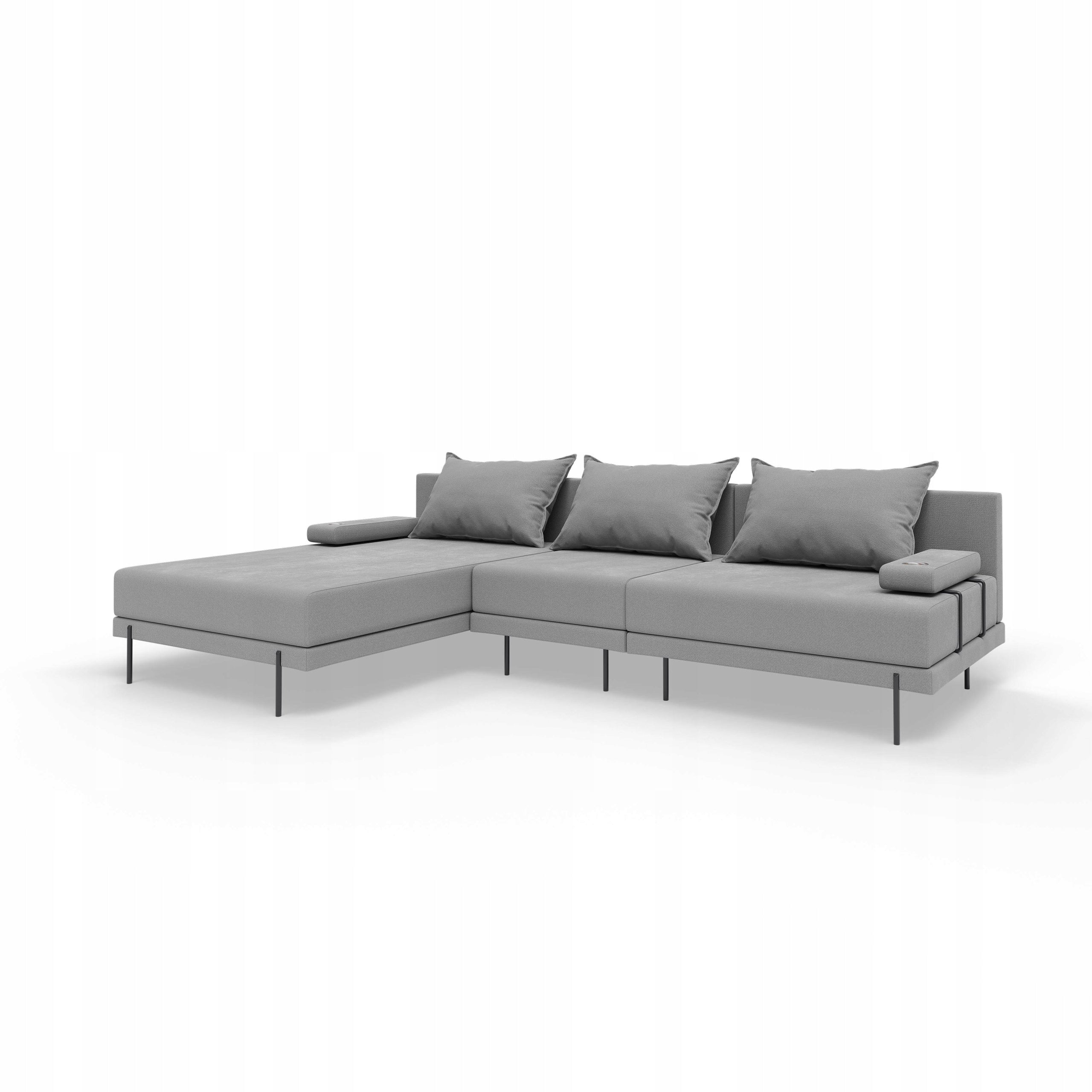 Garden corner sofa Bahama S Grey 297x 175 cm Seating set - LEFT Manufacturer no brand