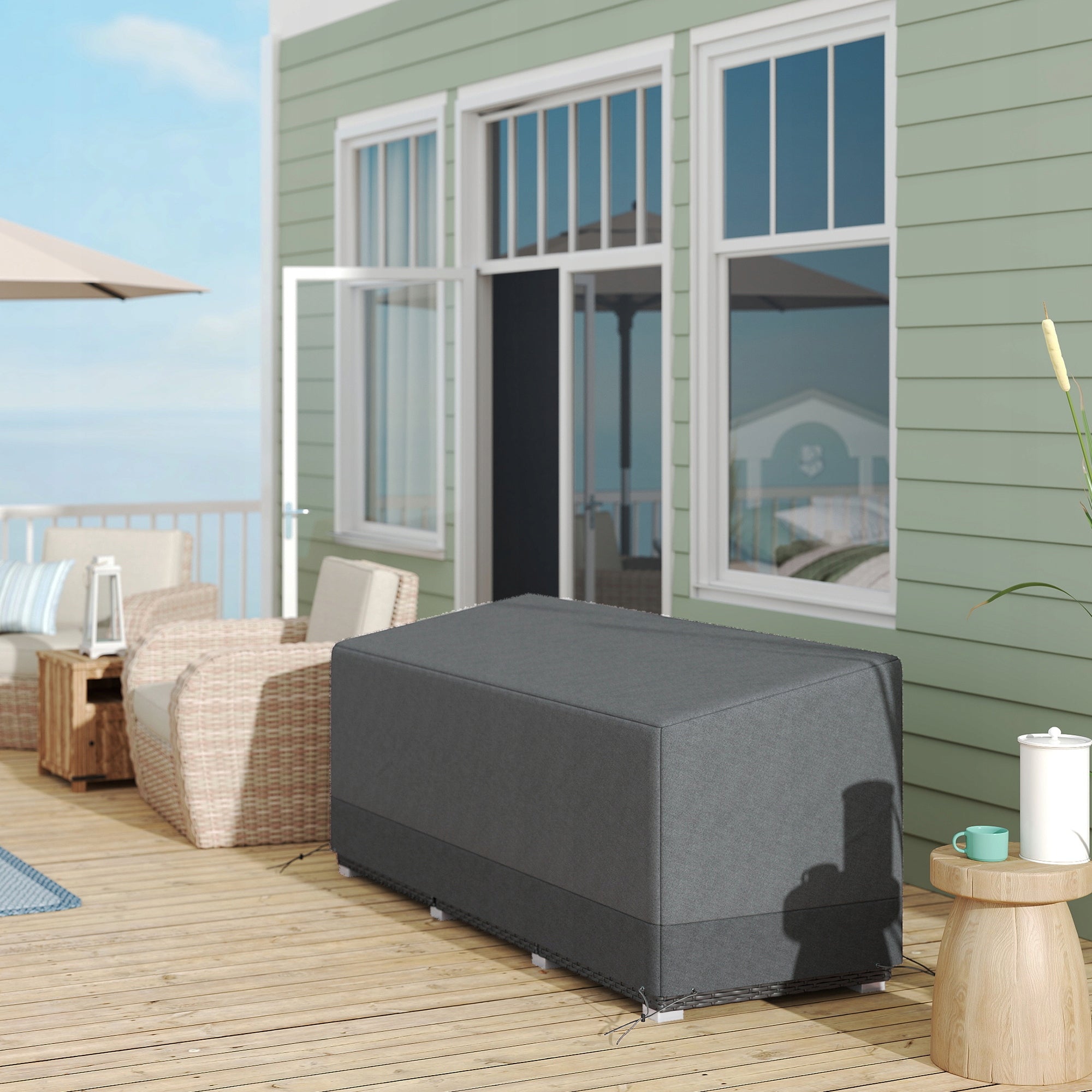 Garden cover for set Outsunny 84B-517V01 grey 190,5x72x76 cm Manufacturer Outsunny