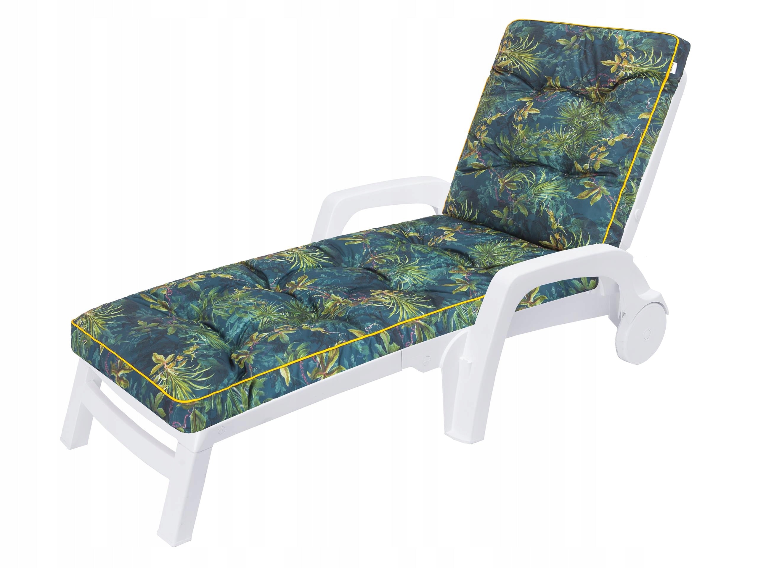 Garden cushion for long sunbed, Cushion waterproof anti UV 201x55 cm Line Hugo