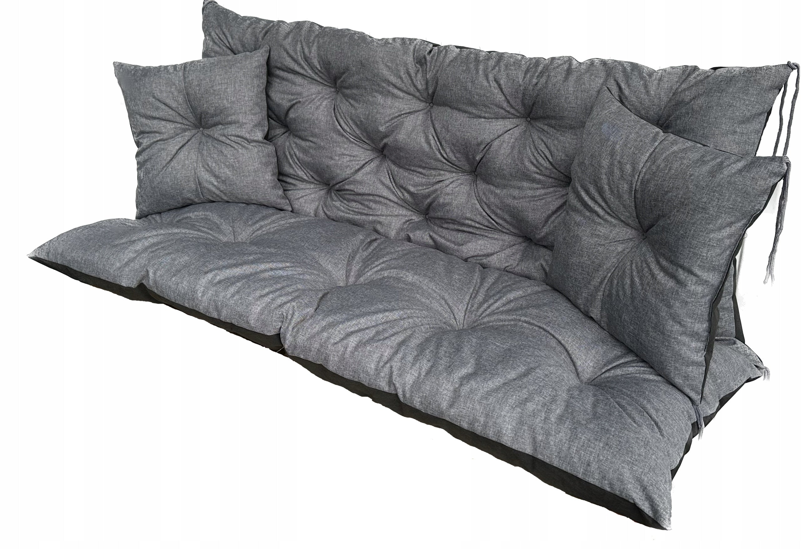 Garden cushion for swing 120x60x50 + 2x 40x40 made in Poland Manufacturer code PO 120x60x50 +2P Ecolen
