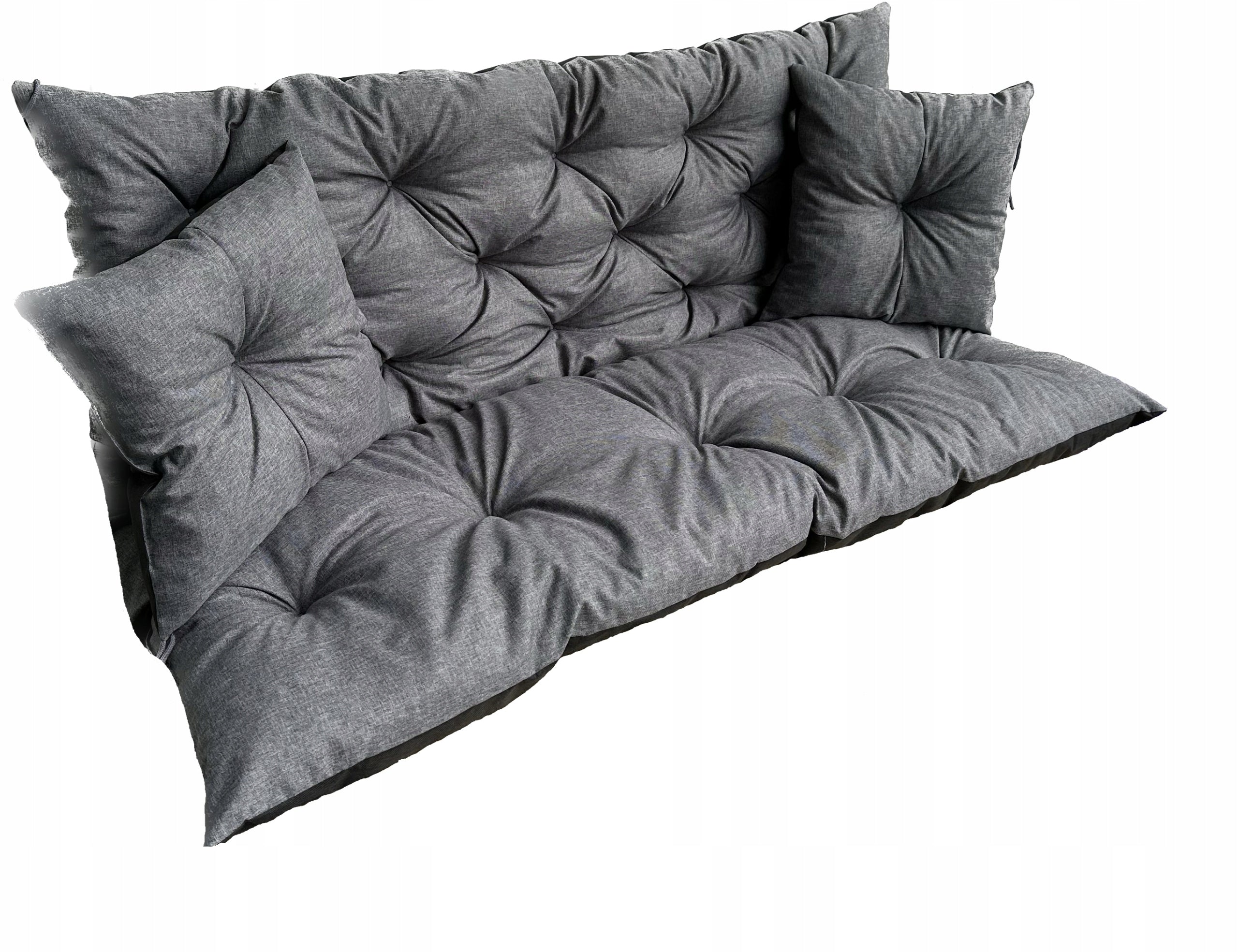 Garden cushion for swing 120x60x50 + 2x 40x40 made in Poland Manufacturer no brand