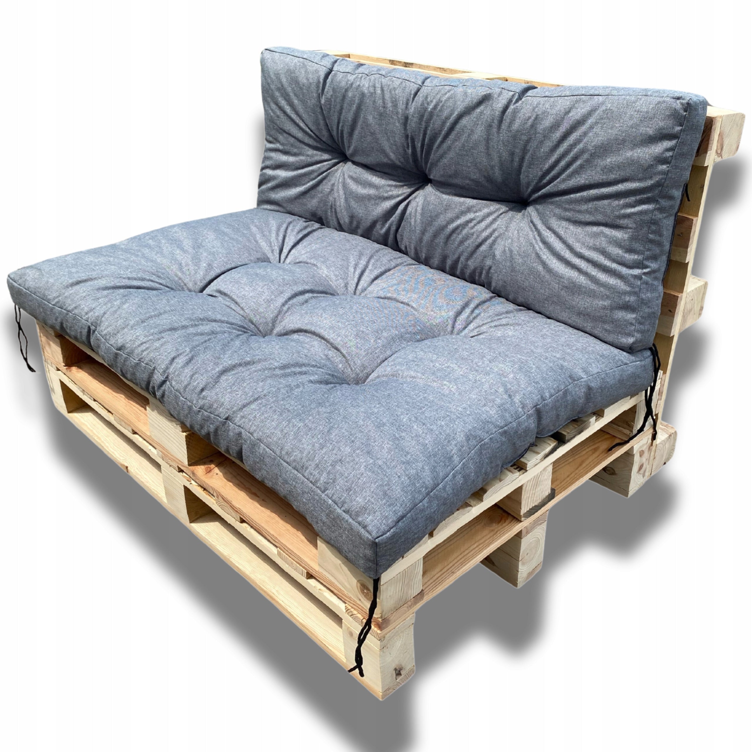Garden cushions for pallet bench garden furniture 120x80 + 120x40 set