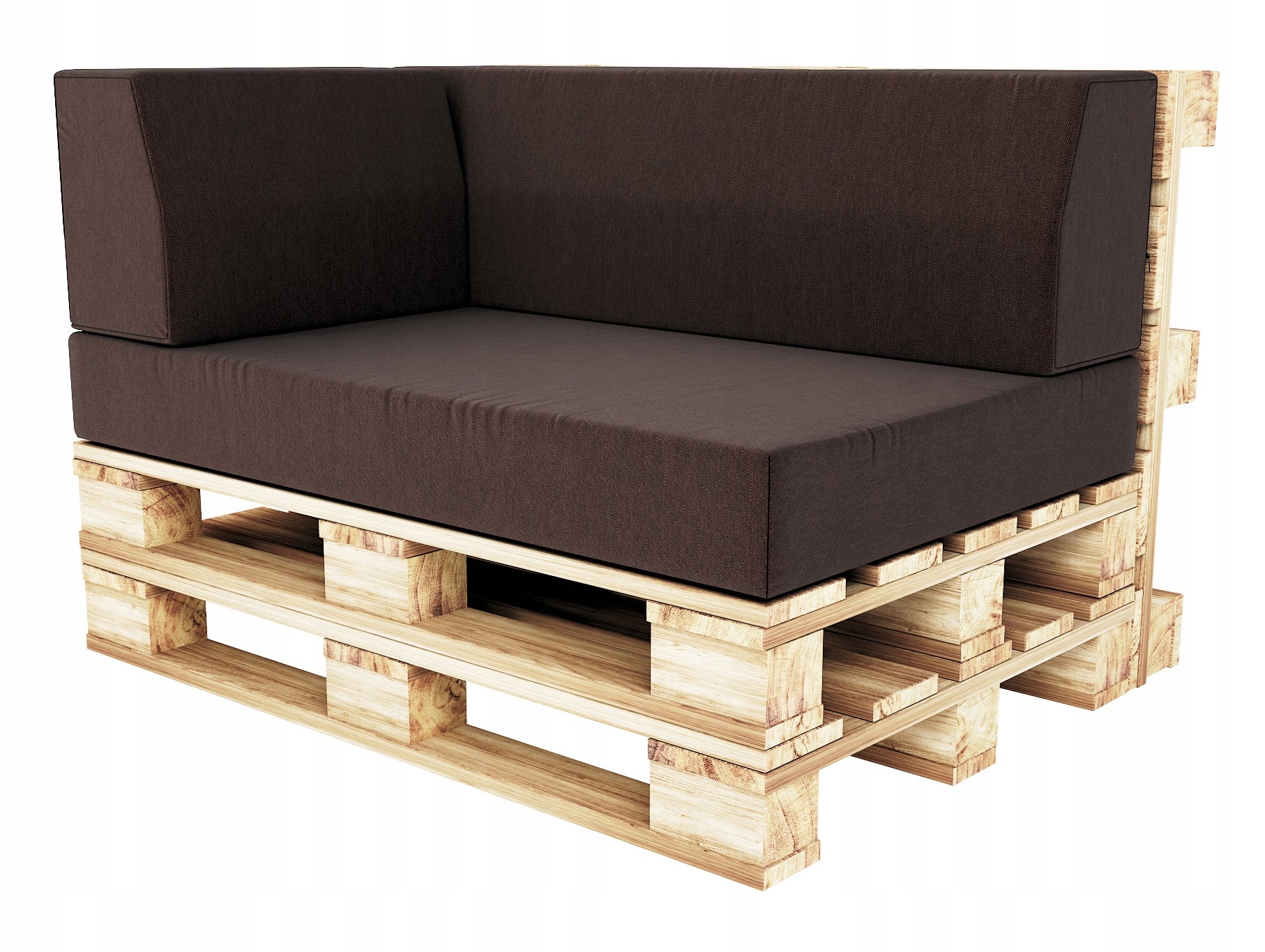 Garden cushions for pallets seat + corner FOAM 120x78x15 set