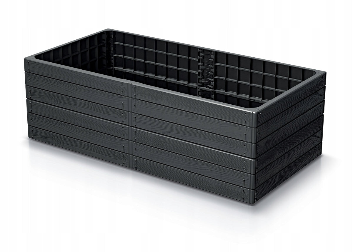Garden discount Base Woody IBWR anthracite 150 x 75 x 25 cm - Prosperplast Brand Prosperplast