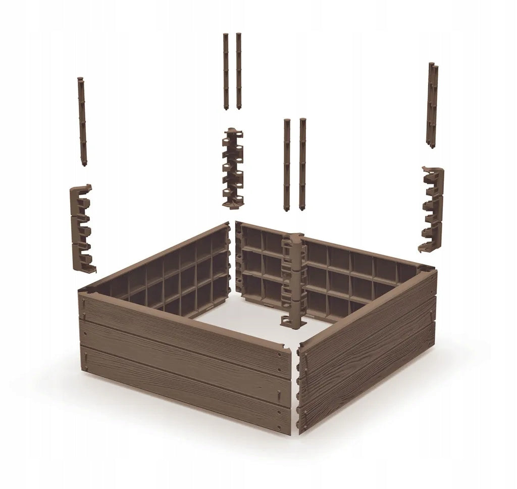 Garden discount Base Woody IBWS brick 75 x 75 x 25 cm - Prosperplast Material synthetic material