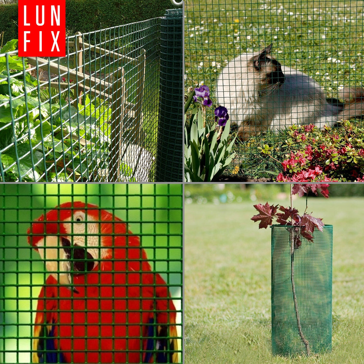 Garden discount net 50 cm coated green galvanized 13x13 fi1,2 5m Wire thickness 1.2 mm
