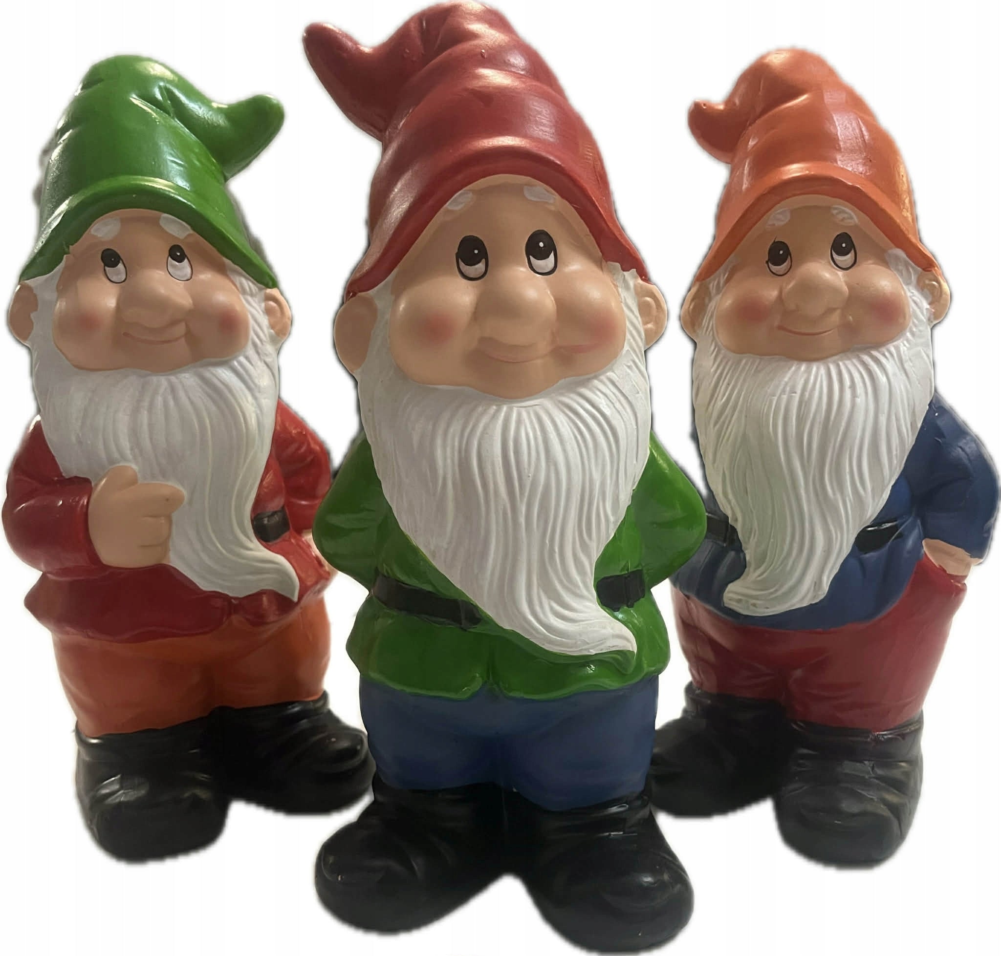 Garden dwarfs figurines 30 cm set of 3 pcs decoration for garden Packaging status original