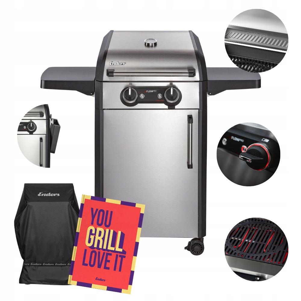 Garden electric grill large eFlow PRO 2 Turbo Enders 3 x1,5 kW, FREEBIES