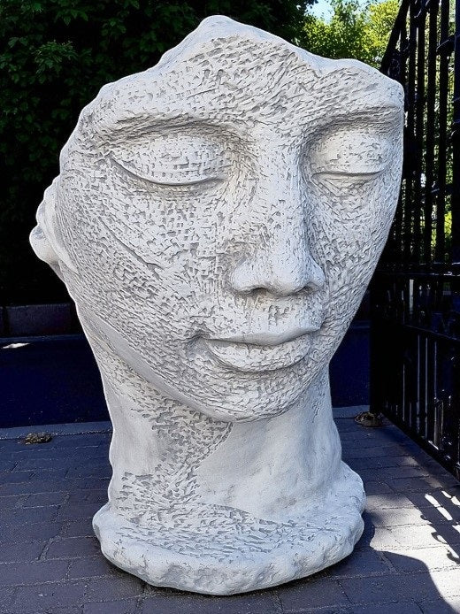 Garden figure Mask woman 120cm from concrete conglomerate AG-BET EAN (GTIN) 5904844693051