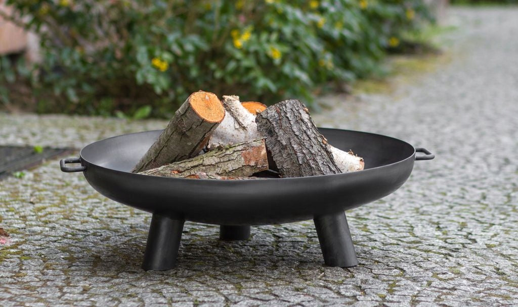 Garden fireplace 80 cm steel LARGE, fireplace for garden, barbecue, terrace Material steel