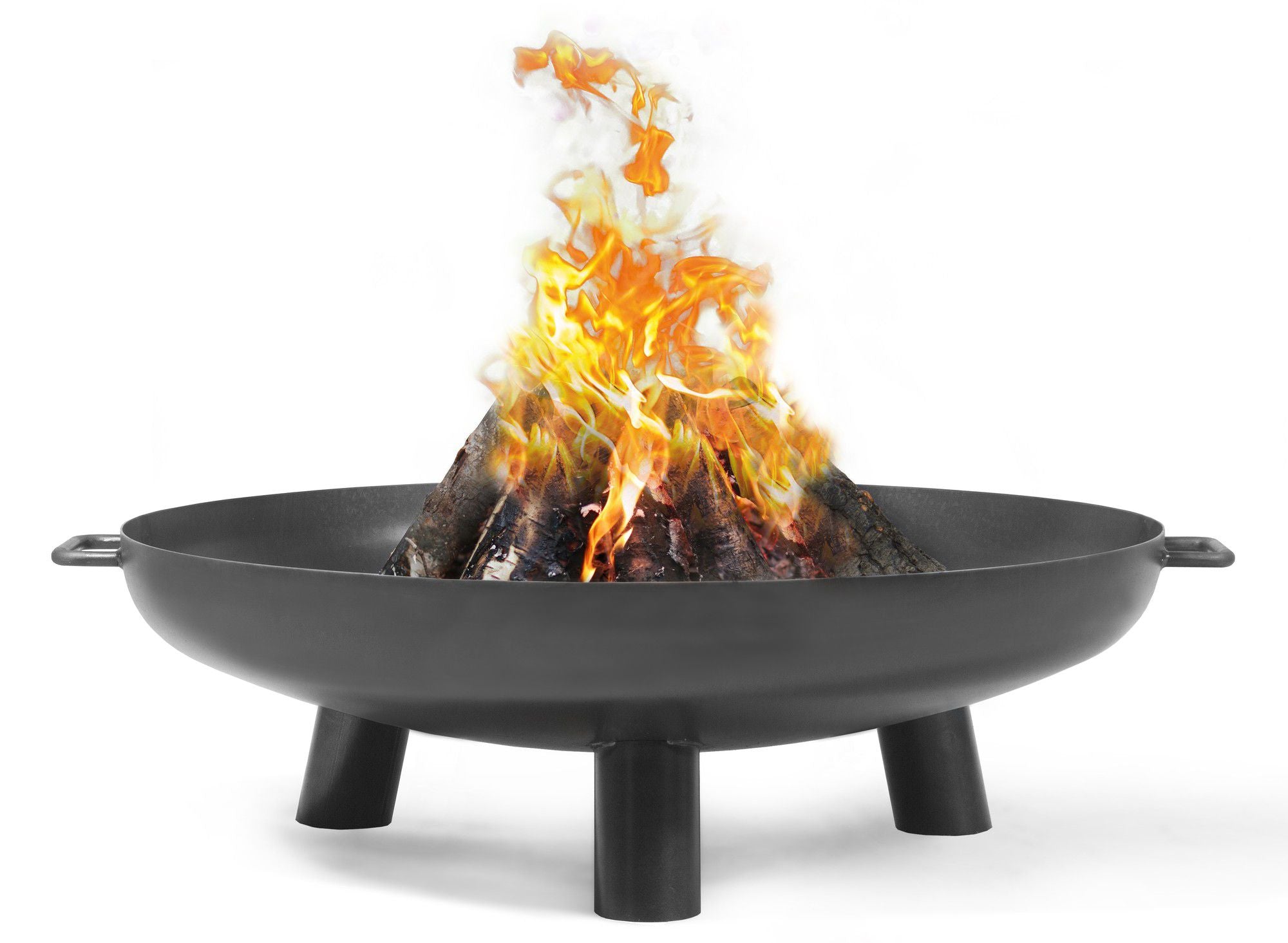 Garden fireplace 80 cm steel LARGE, fireplace for garden, barbecue, terrace