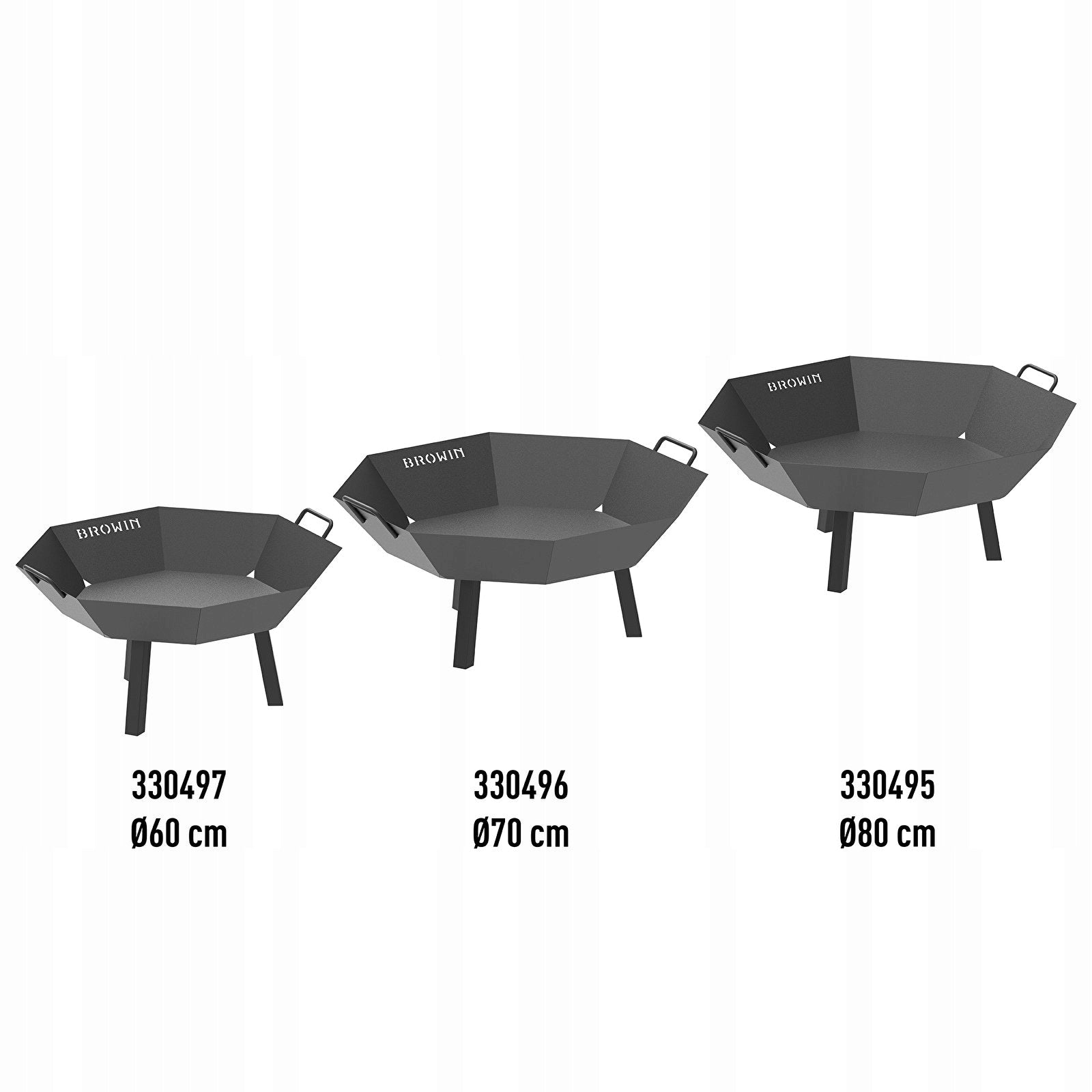 Garden fireplace large fireplace bowl 60 cm steel Material steel