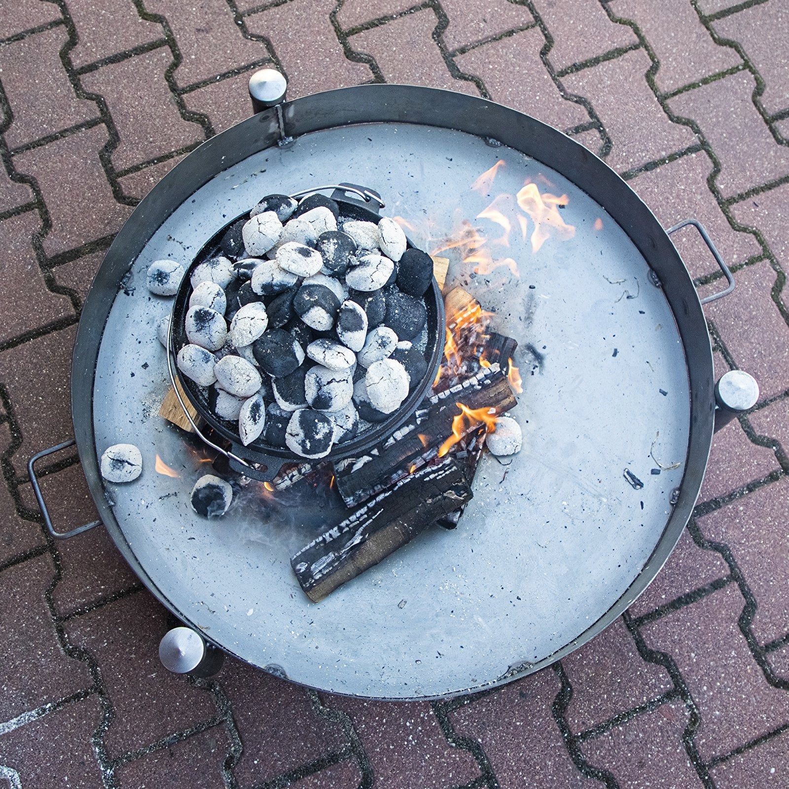 Garden fireplace large fireplace welded steel 70 cm EAN (GTIN) 5904816002966