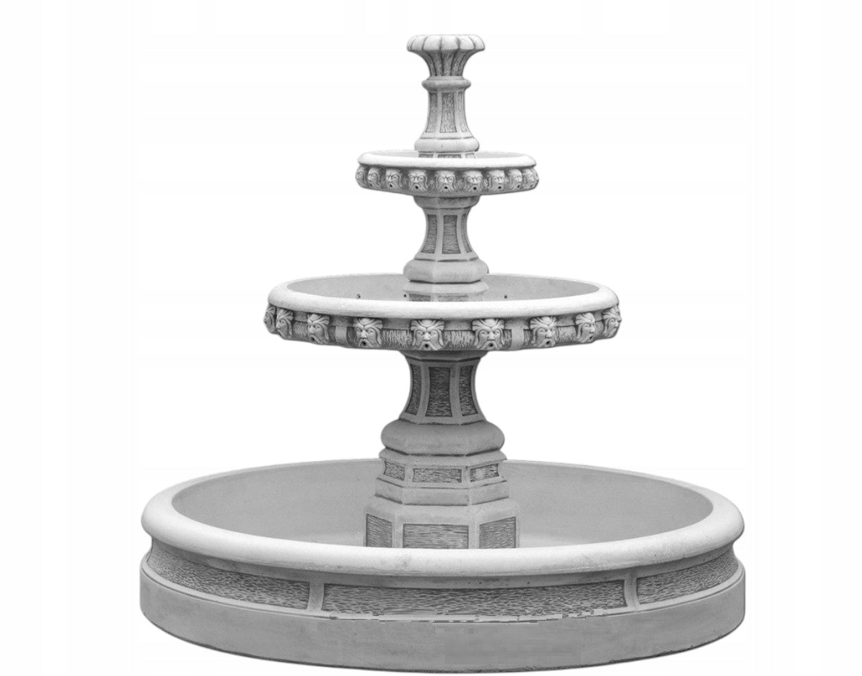 Garden fountain Georgia Pool with Bottom White cement conglomerate figure EAN (GTIN) 5904844694027