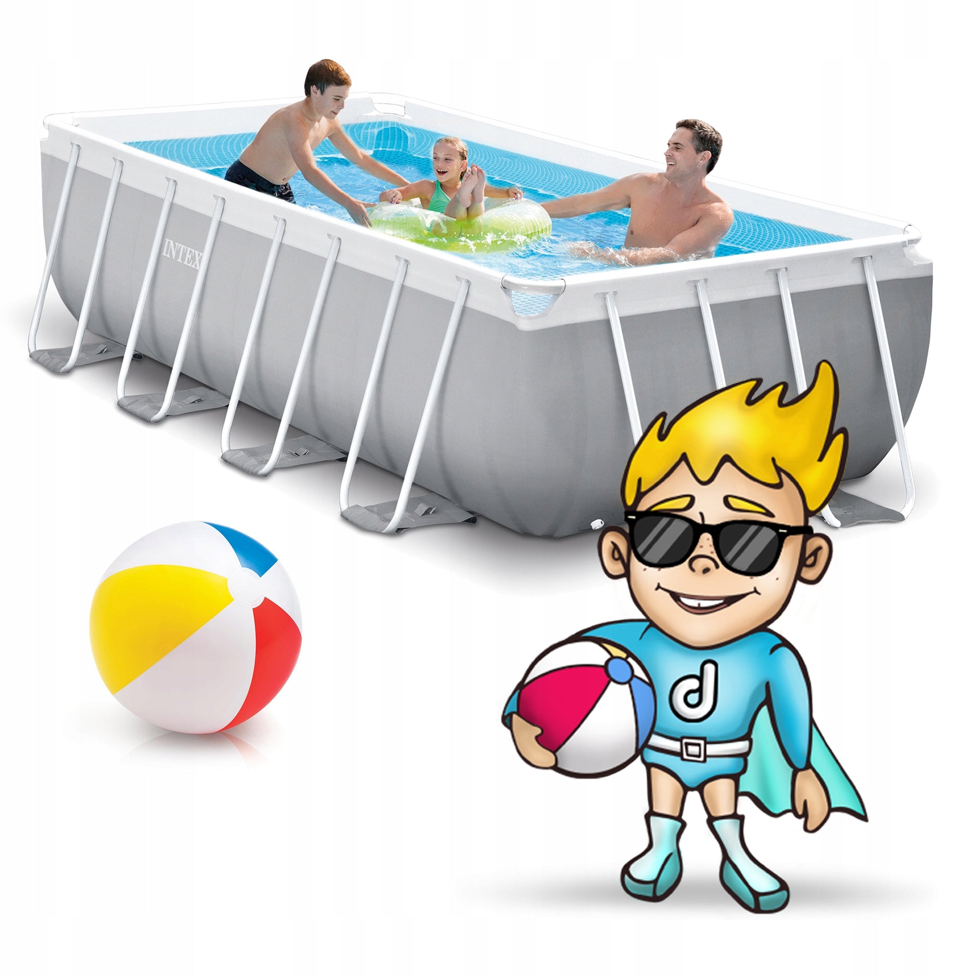 Garden frame pool + ACCESSORIES 18w1 488x244 INTEX 26792 model 2026 Brand Intex