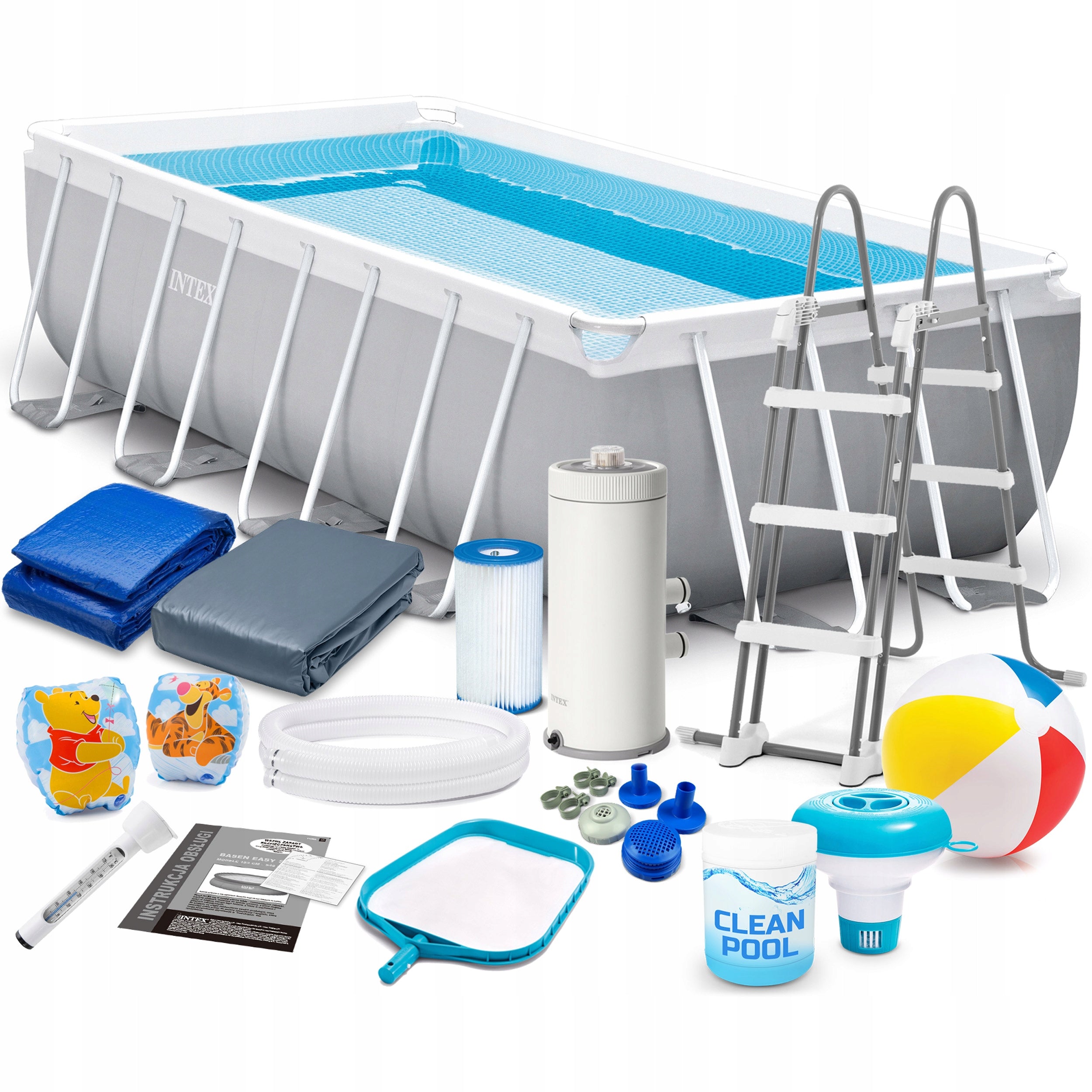 Garden frame pool + ACCESSORIES 18w1 488x244 INTEX 26792 model 2026