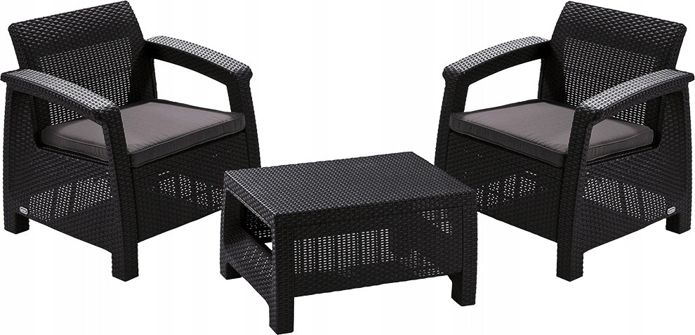 Garden furniture Set for Leisure Terrace KETER CORFU WEEKEND game Packaging status original