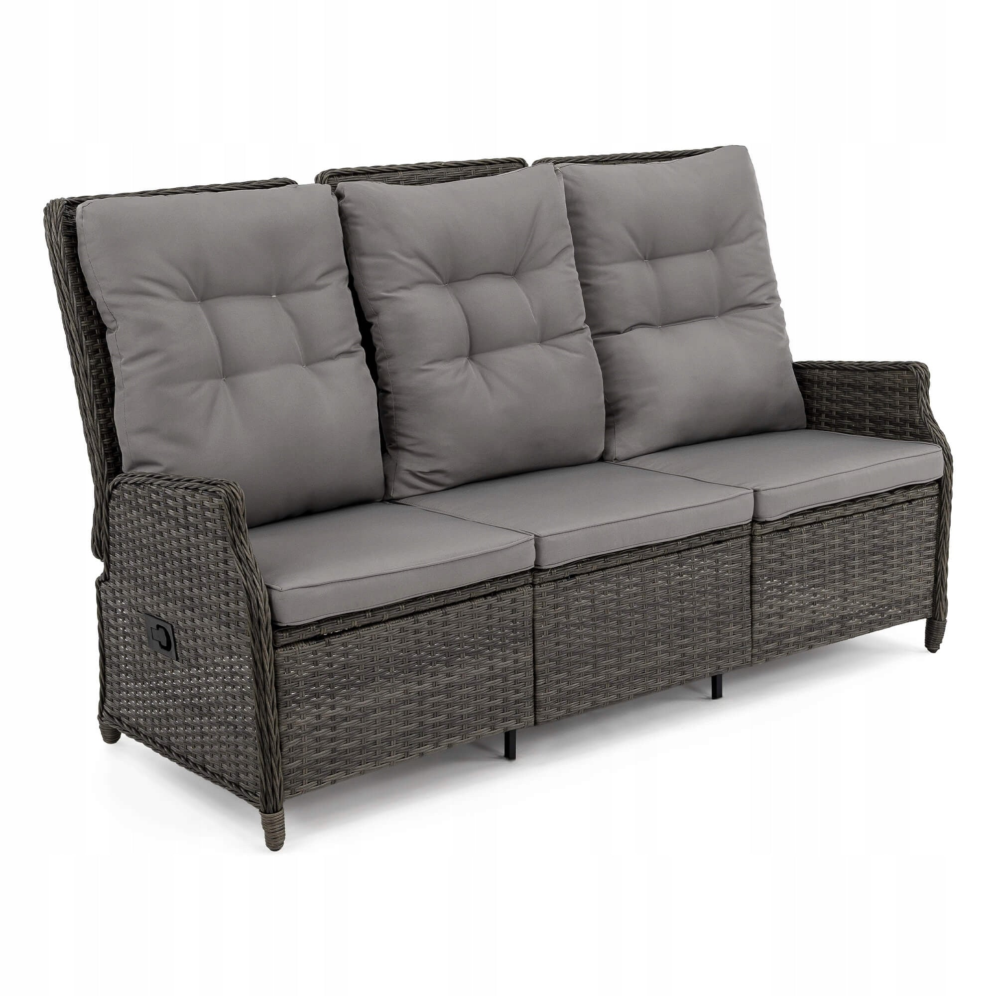 Garden furniture rattan ALICANTE BIG grey cushions grey EAN (GTIN) 5905388205205