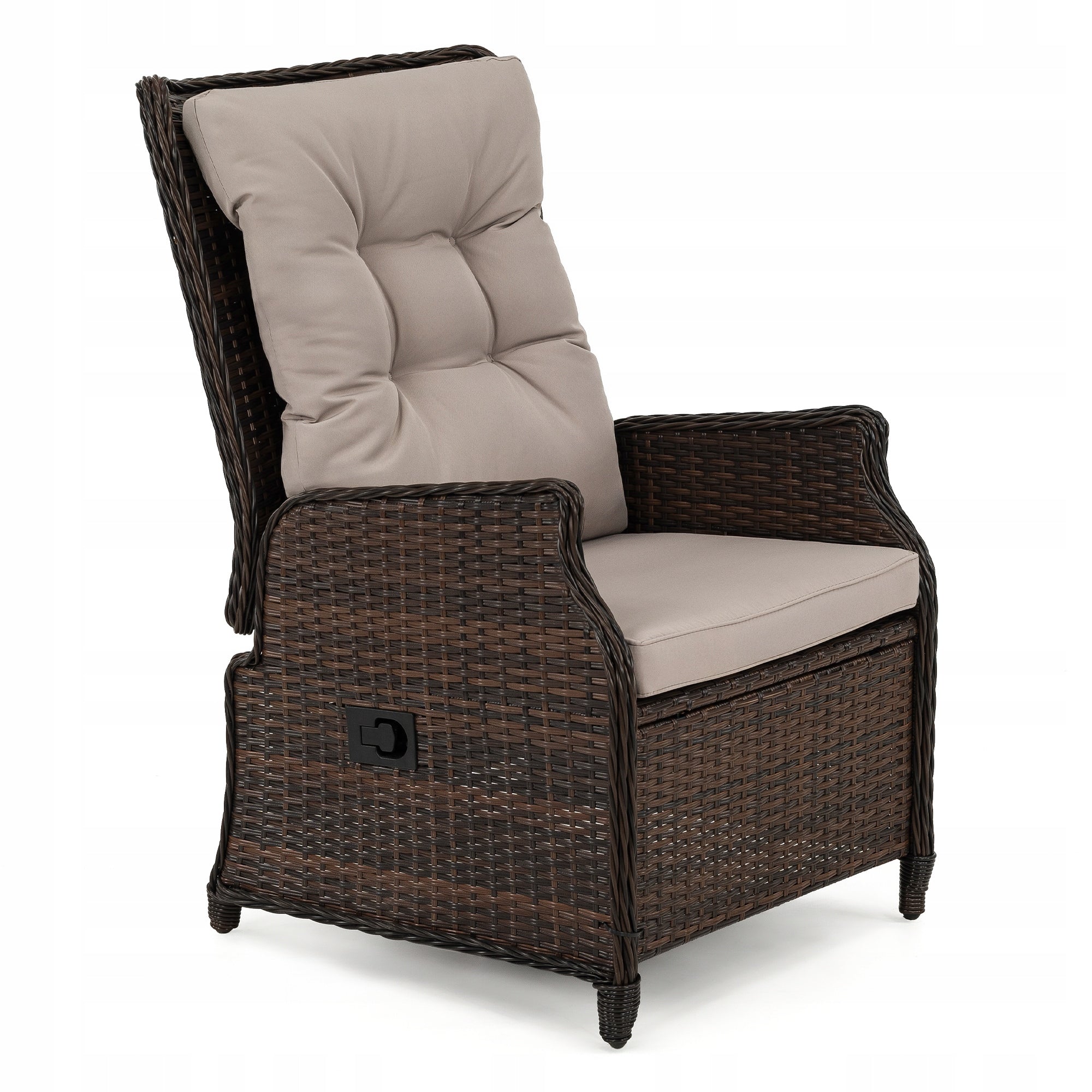 Garden furniture set ALICANTE technoratan brown cushions adjustment Number of items in the set 6