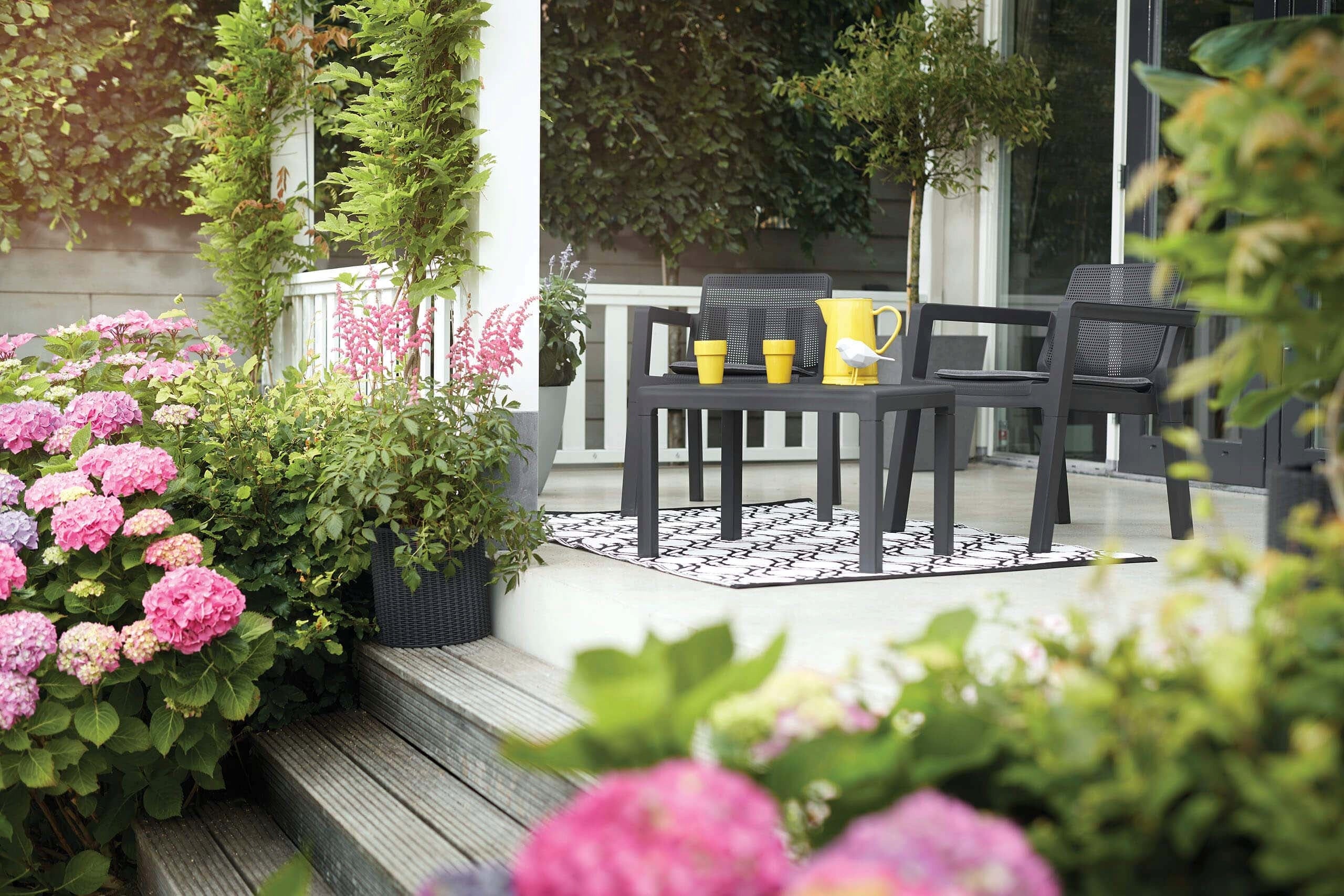 Garden furniture set Keter Emily graphite Number of items in the set 4