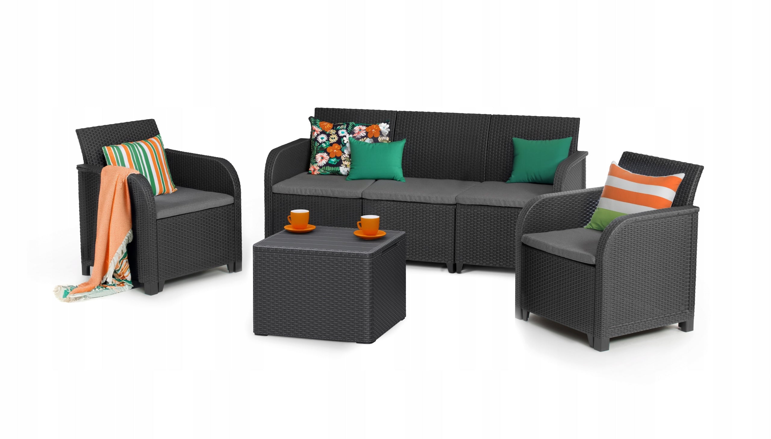 Garden furniture set Keter Rosalie 5 pers. + table Manufacturer code 254096