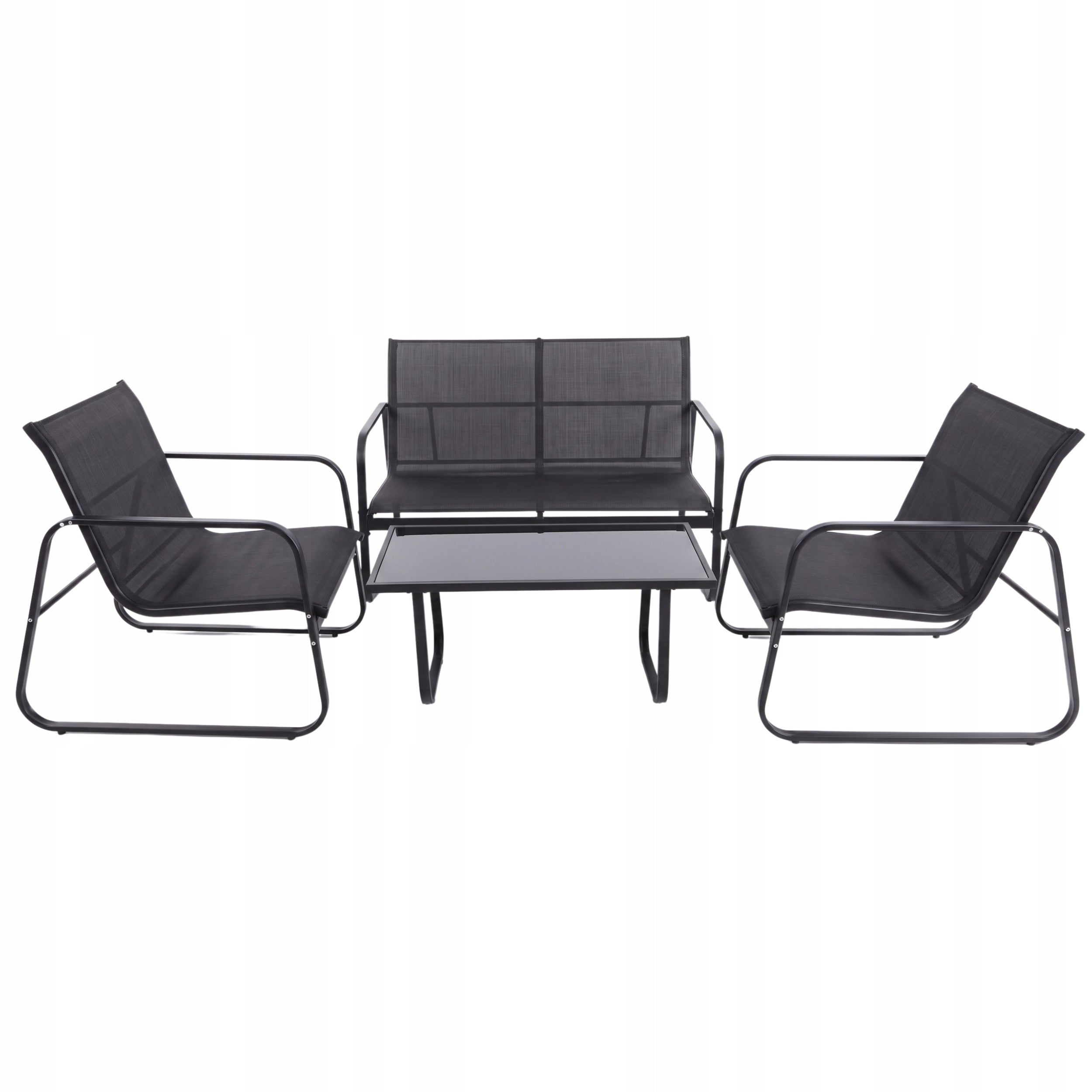 Garden furniture set black Terrace Chairs Table Sofa FUNFIT GARDEN Manufacturer code 4878