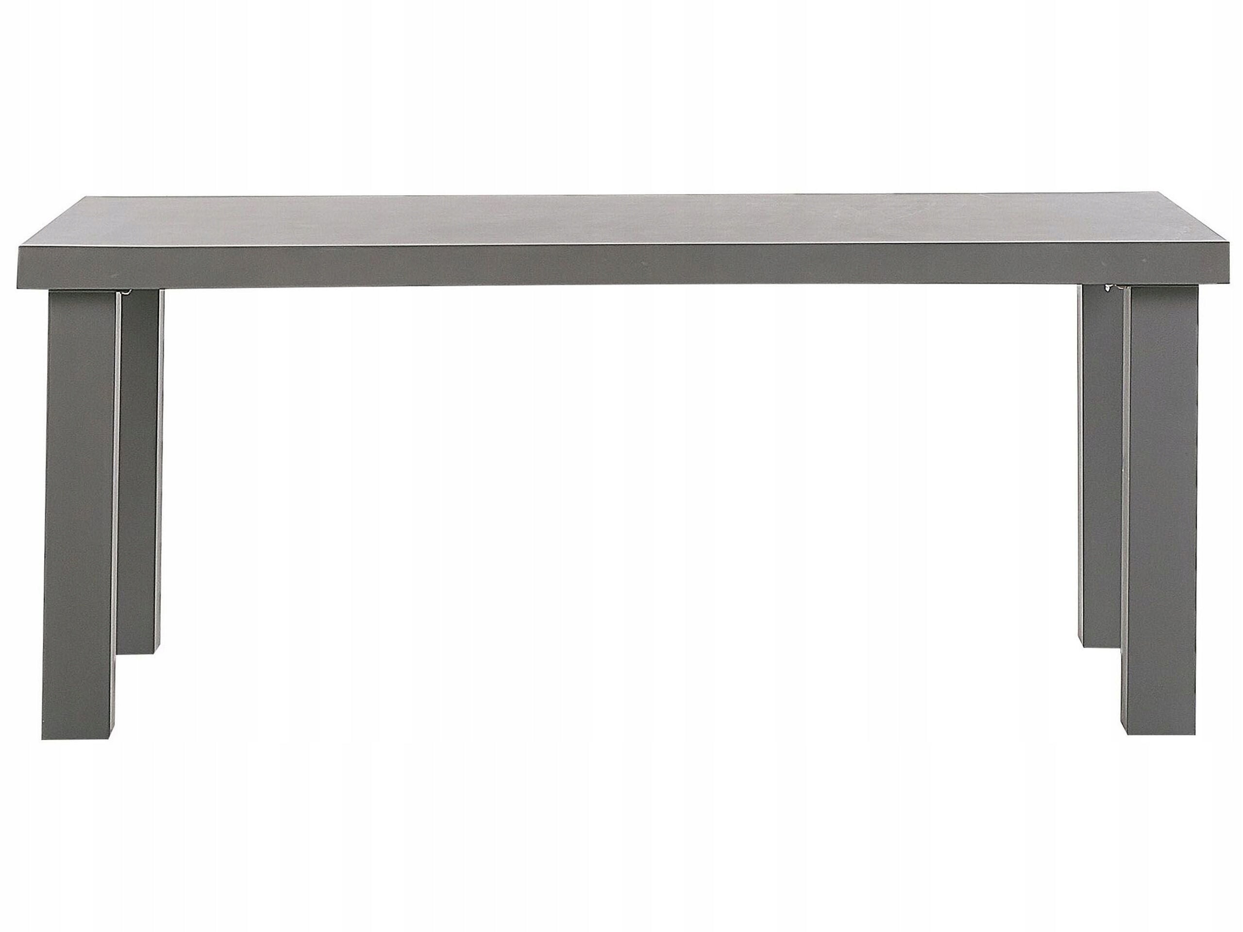 Garden furniture set concrete 6 person grey 7 el. Color gray