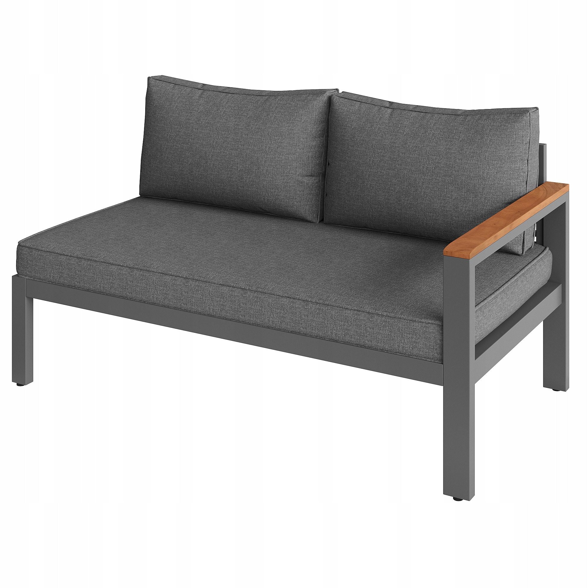Garden furniture set lounge iron galvanized grey 7 people waterproof Number of items in the set 5