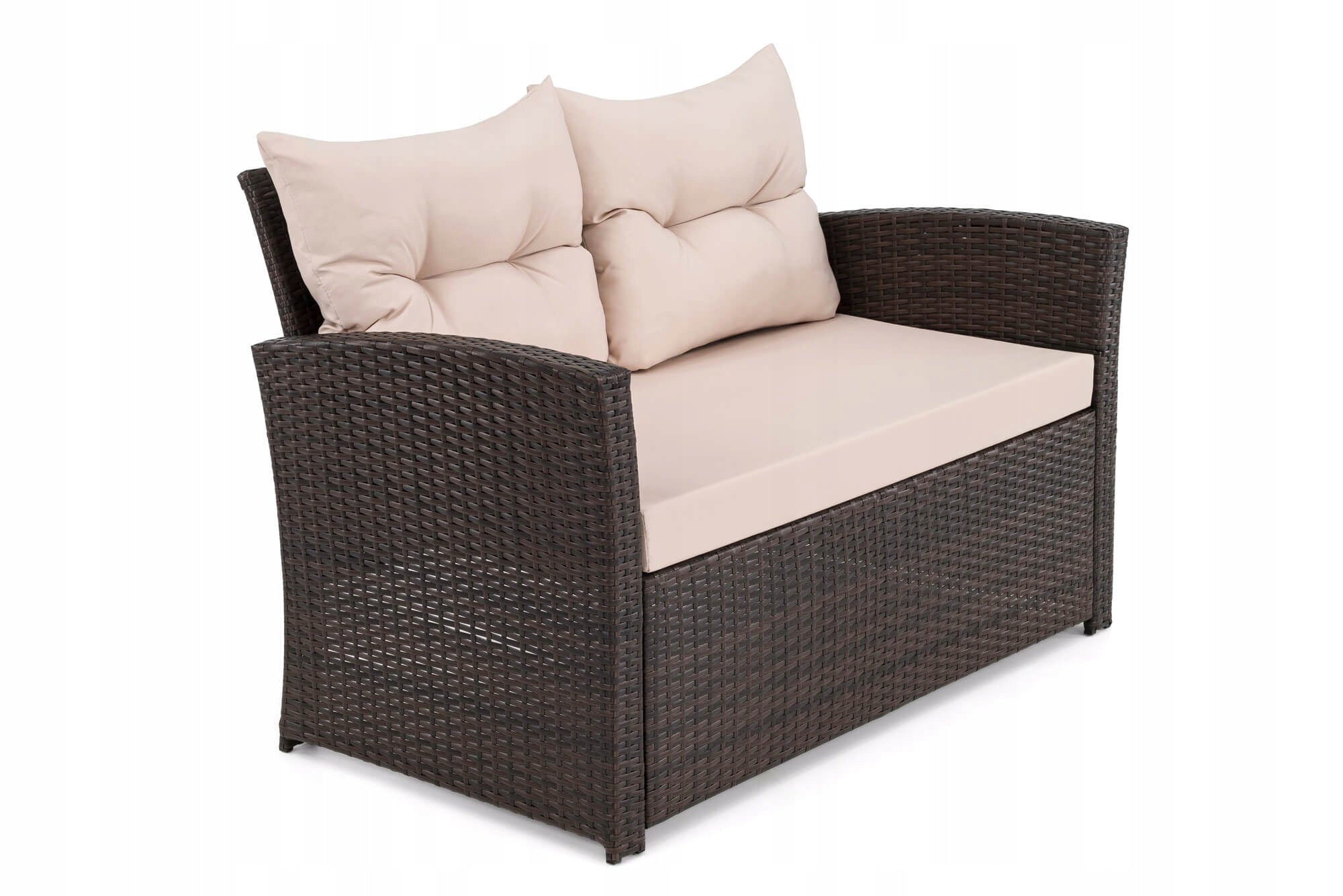 Garden furniture set rattan Marseille BIG brown cushions beige EAN (GTIN) 5906379266076