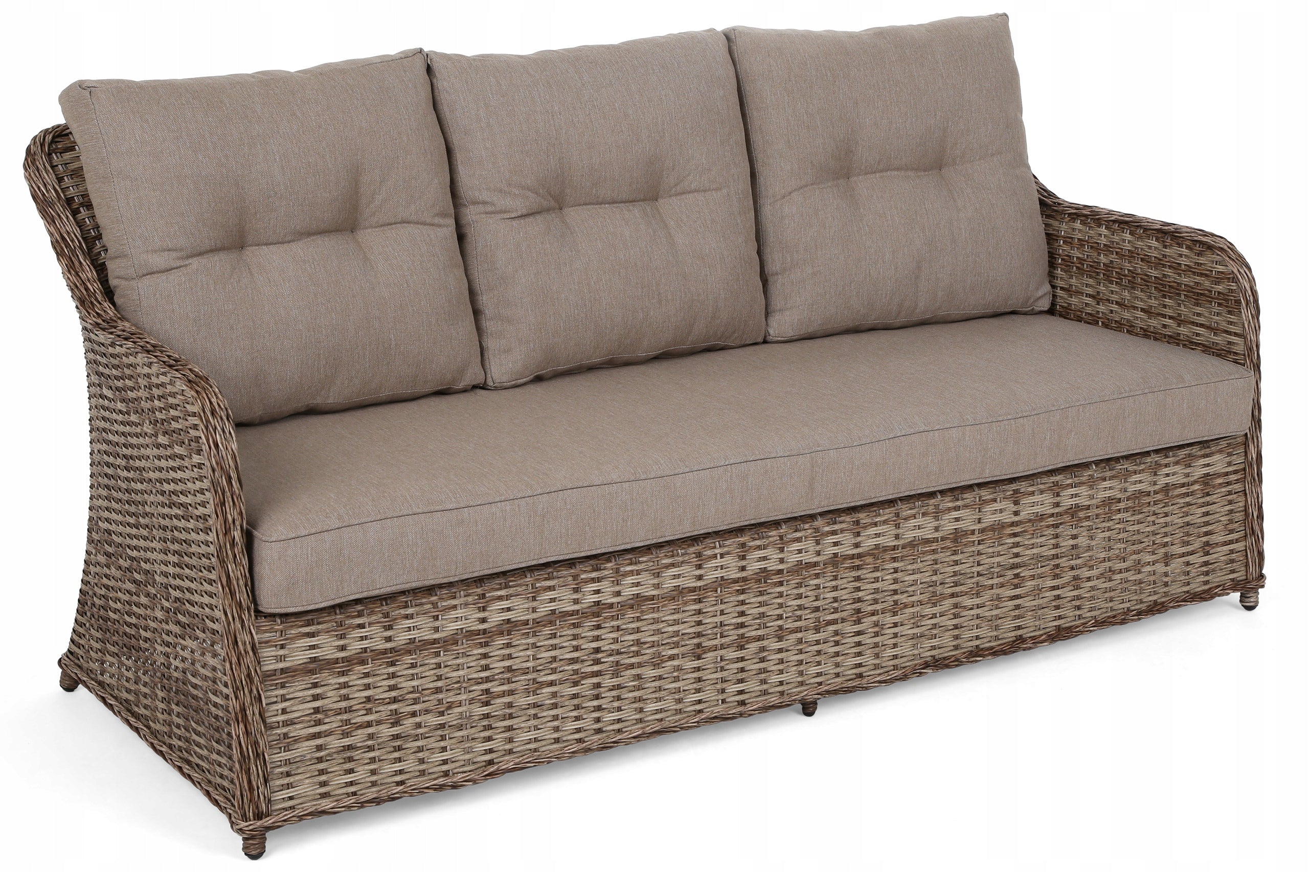 Garden furniture set rattan set for terrace garden Bergamo brown Manufacturer HOME & GARDEN