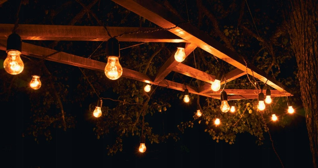 Garden garland 20m, 40xE27 IP65 (without bulbs) Packaging status original