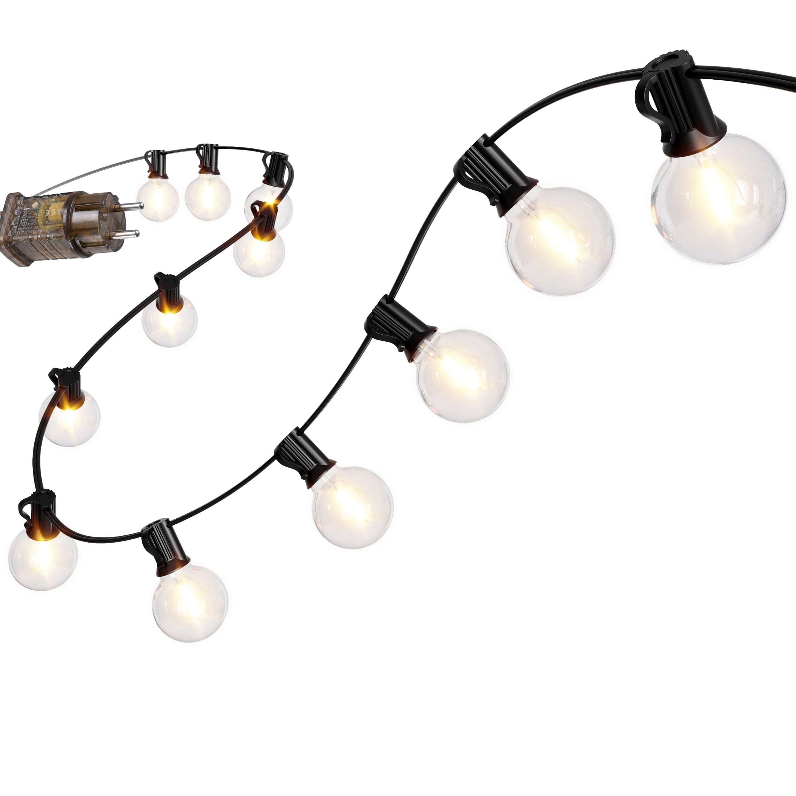 Garden garland light chain 25 x LED 15m 9 modes garden lights 9W Brand Bauerkraft