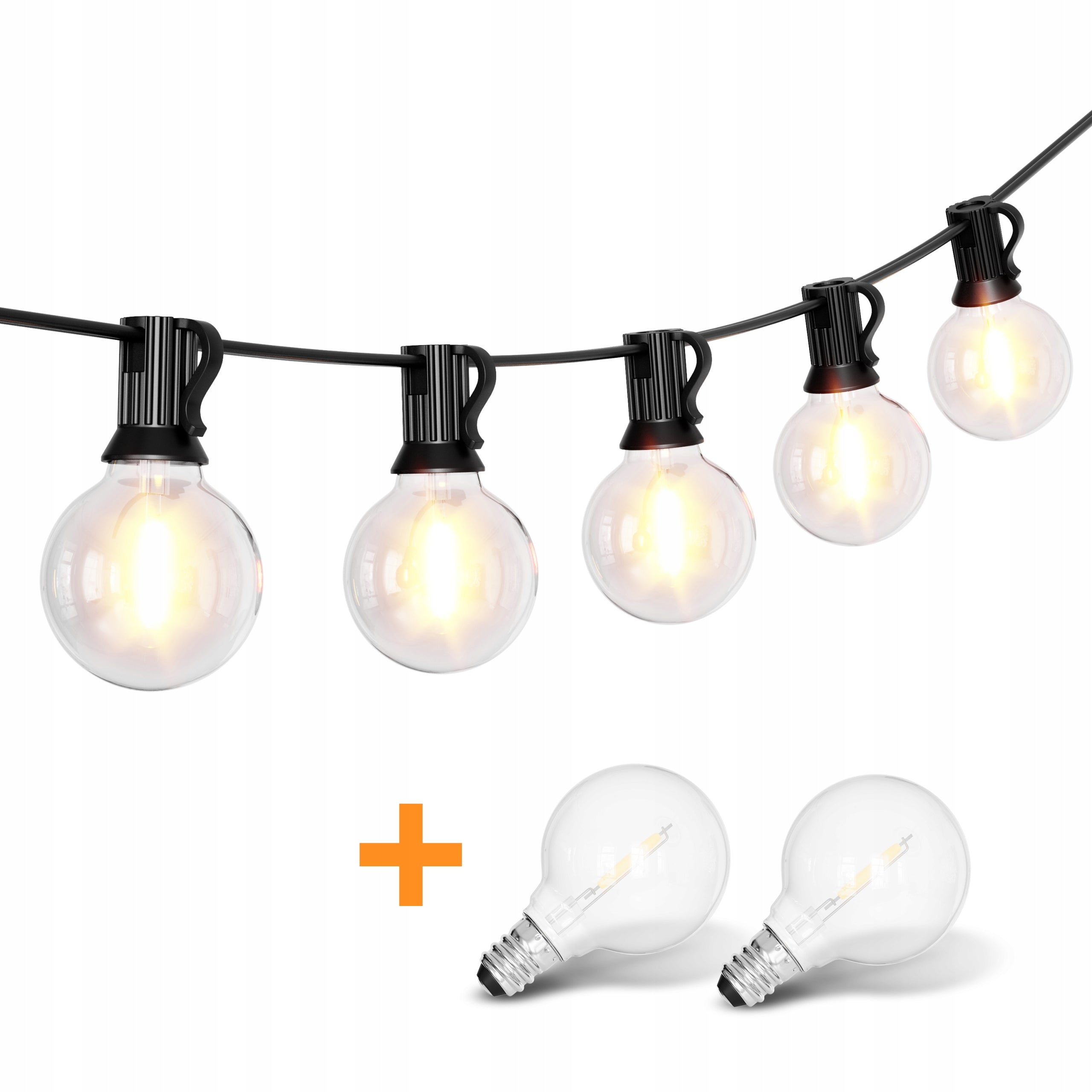 Garden garland light chain 25 x LED 15m 9 modes garden lights 9W Packaging status original