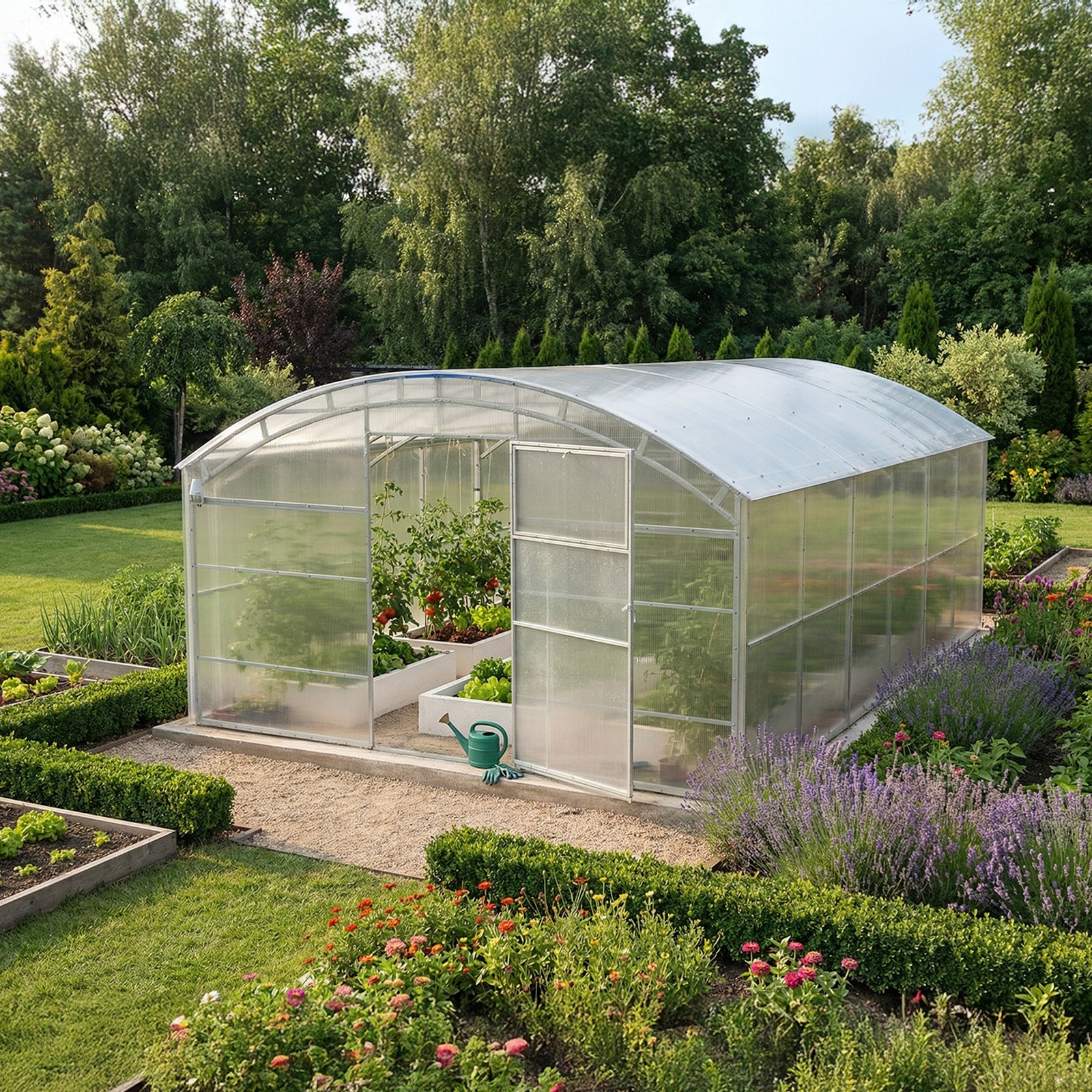 Garden greenhouse Botanic Farmer Polycarbonate 4mm 4x4 m galvanized Manufacturer code Rolnik 4x4