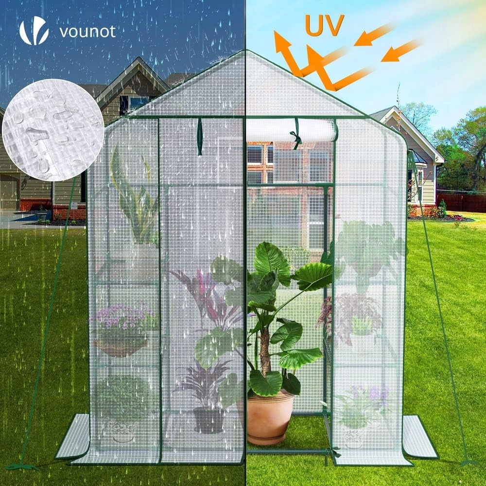 Garden greenhouse for vegetables flowers height 195 cm 3 levels Manufacturer code 6973424412626