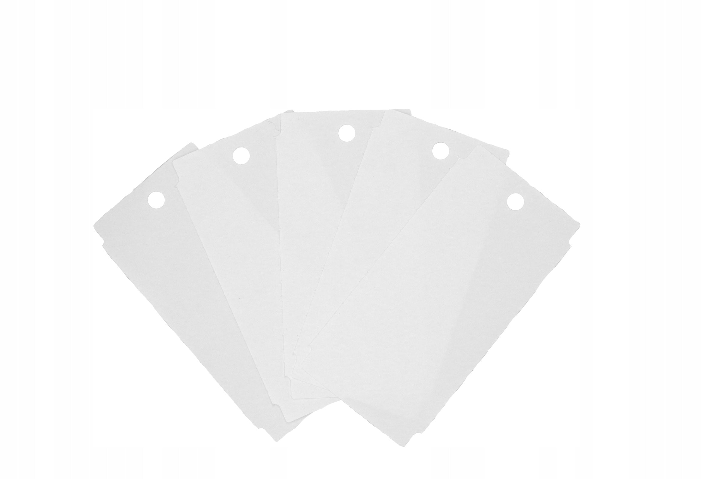 Garden label pendant/tag WHITE (50x100mm) 100pcs