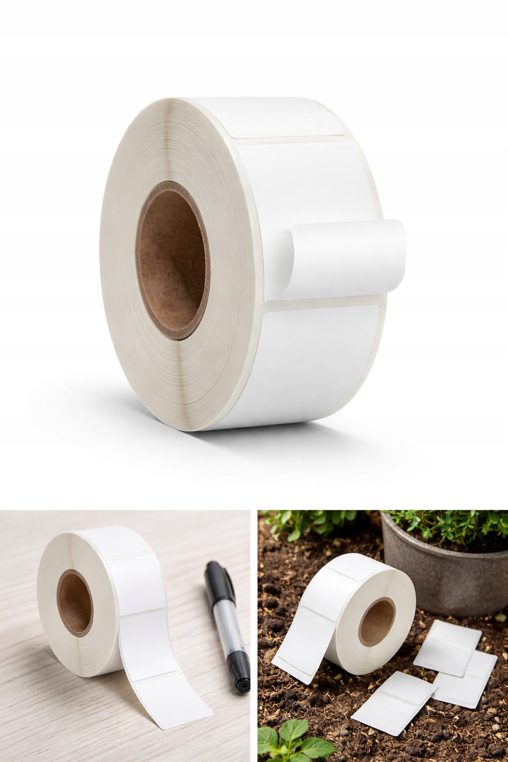 Garden labels 30x50 mm, self-adhesive, PP foil, roll 1000 pcs. Number of pieces 1000 pcs