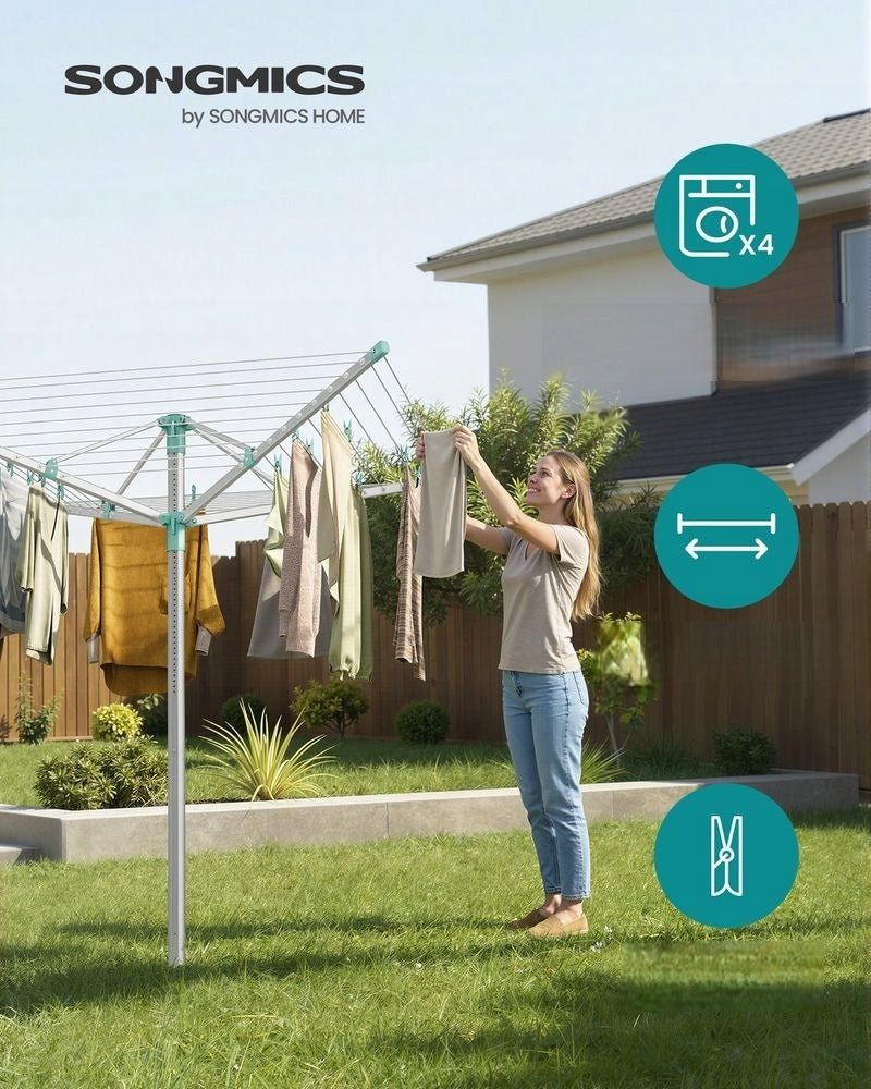 Garden laundry dryer SONGMICS – adjustable, vertical Packaging status original