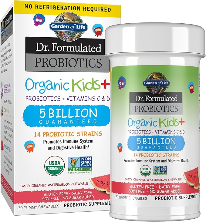 Garden of Life DR FORMULATED Probiotics KIDS+ Watermelon 30 GUMMIES PROBIOTIC Expiration date not specified