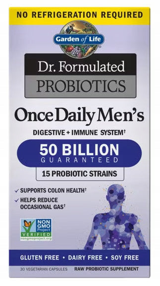 Garden of Life DR FORMULATED Probiotics ONCE DAILY MAN'S 30 vcaps PROBIOTIC